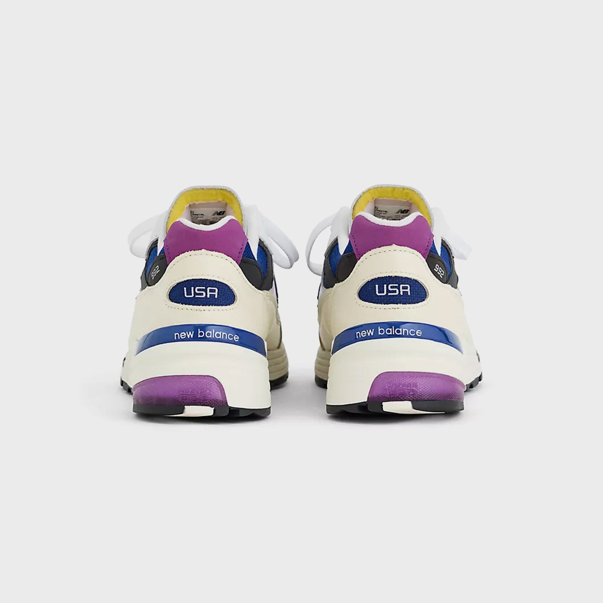 New Balance Made in USA 992 - White / Team Royal / Purple Fuchsia