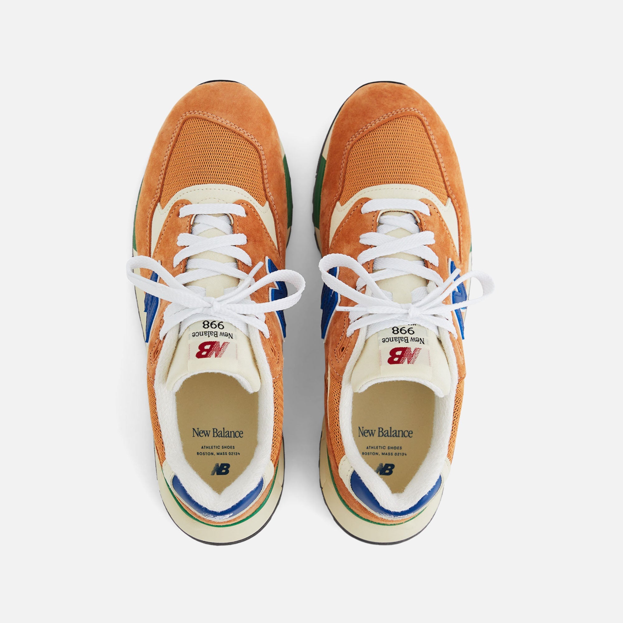 New Balance 998 グレー/オレンジ New Balance 998 Grey Orange White | SneakerFiles