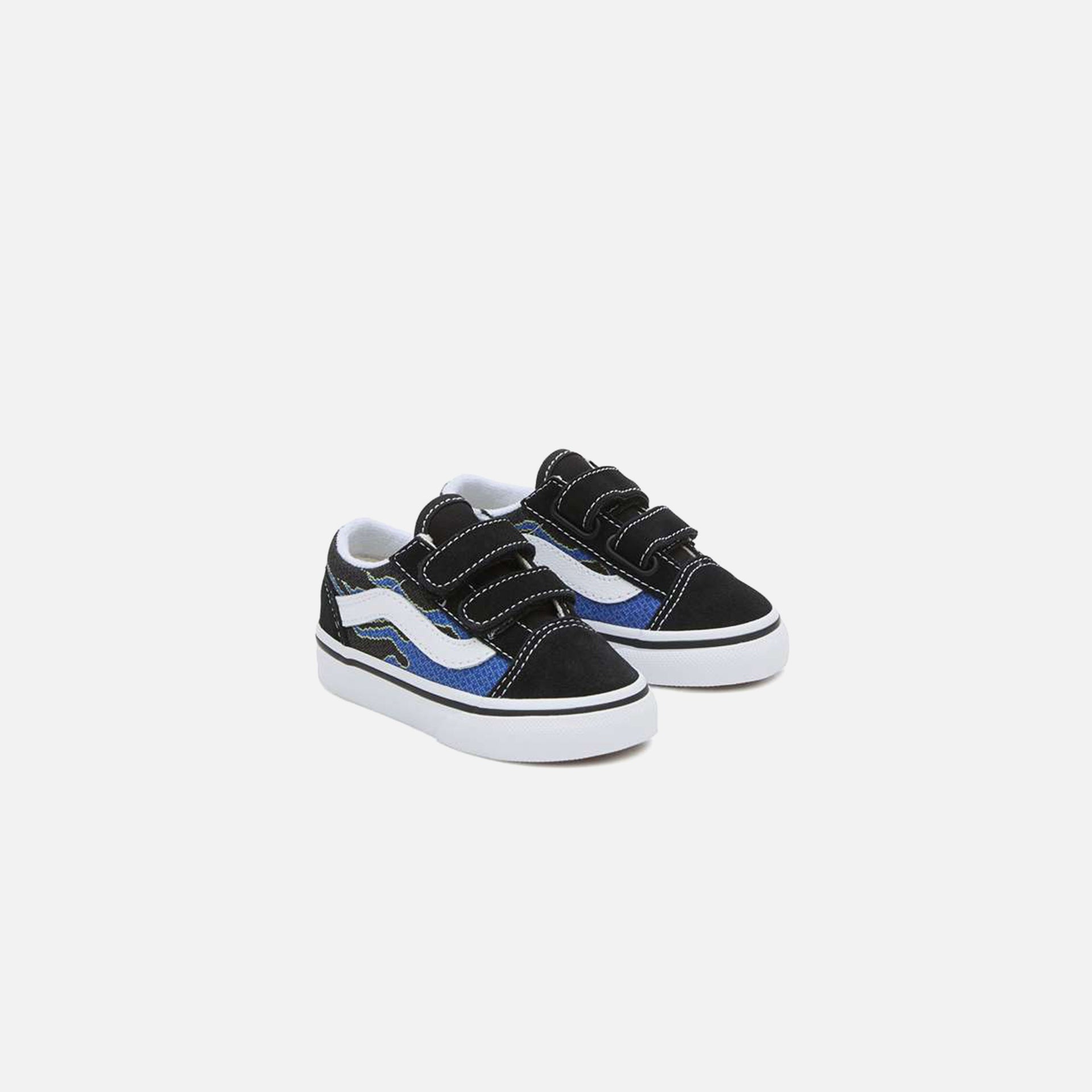 VANS TD Old Skool - Pixel Flame / Black / Blue