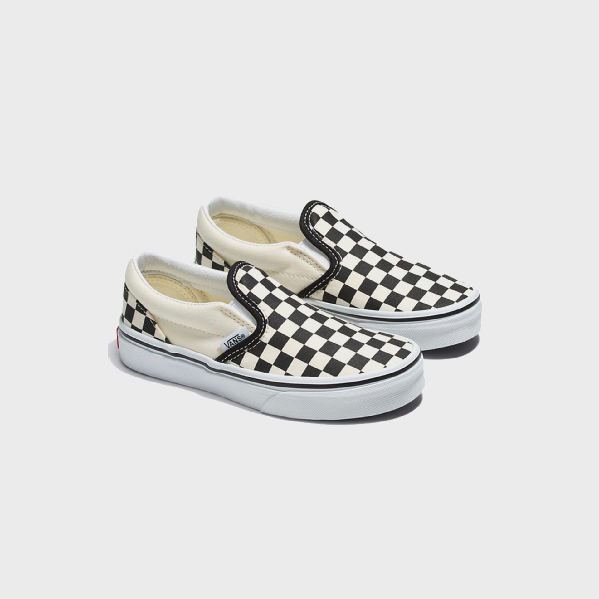 VANS Kids Classic Slip-On - Checkerboard / Black / White