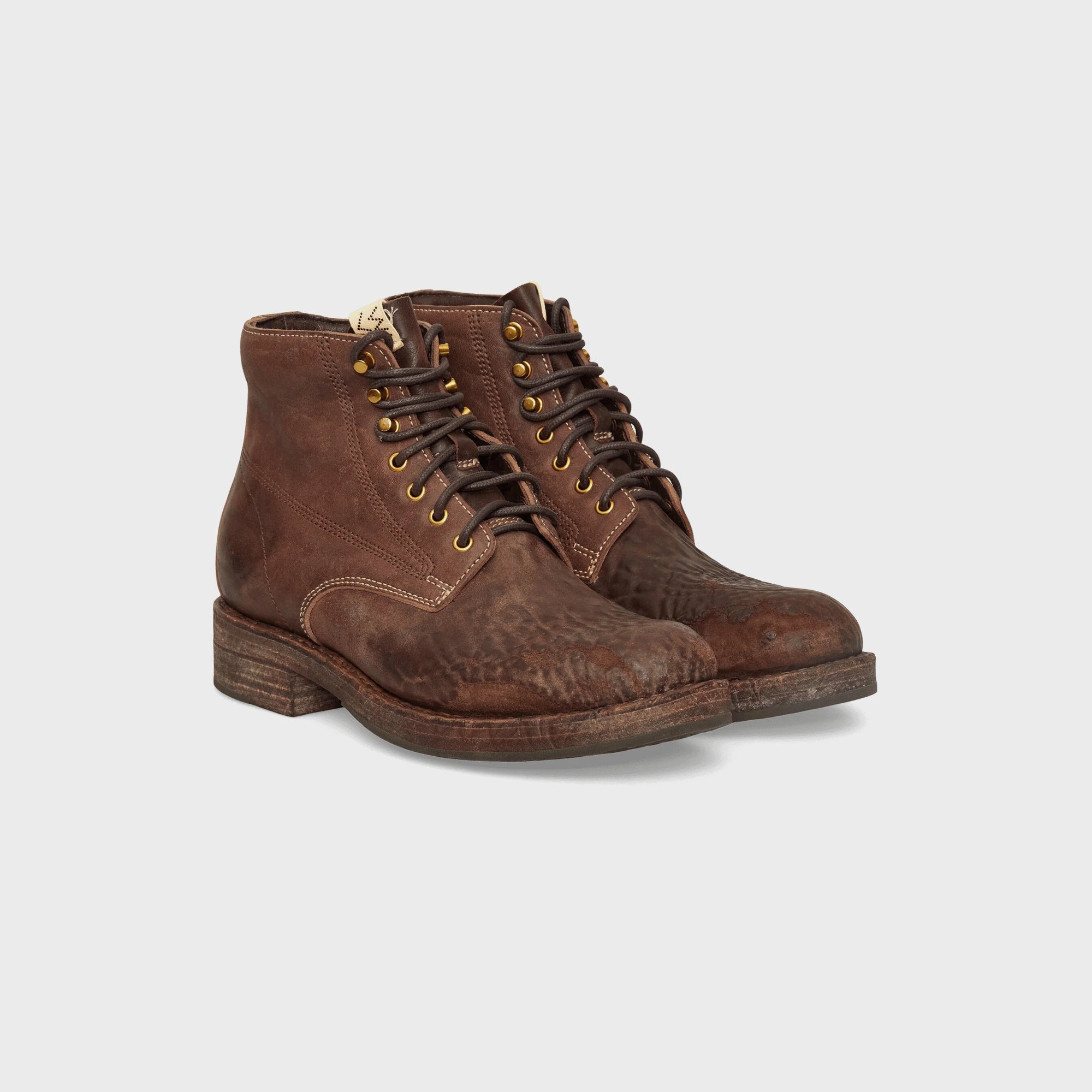 Visvim Virgil Boots - Folk Dark Brown – Kith Europe