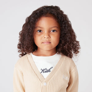 Kith Kids Knit Rib Cardigan - Birch