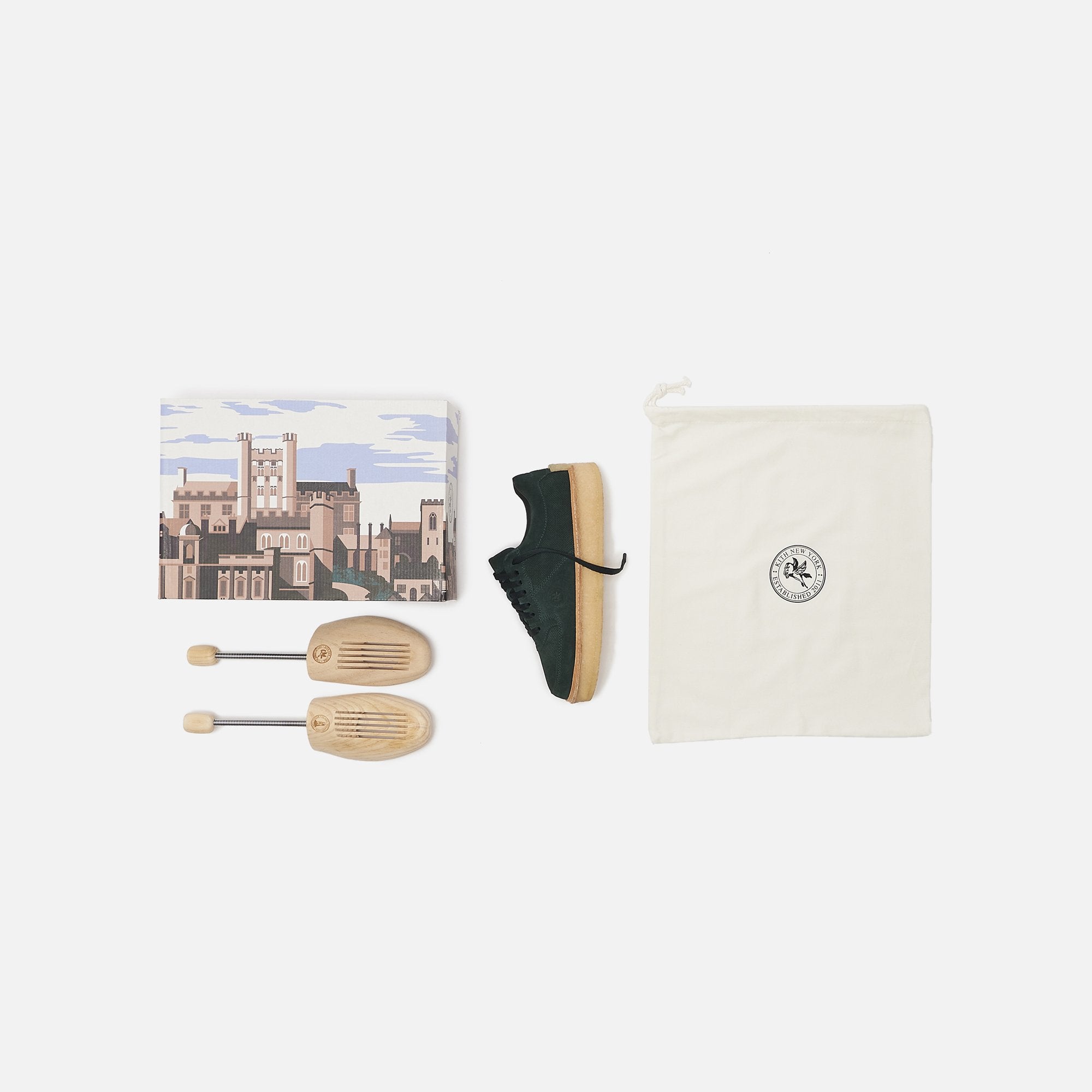 Kith for Clarks Sandford Suede - Dark Teal – Kith Europe