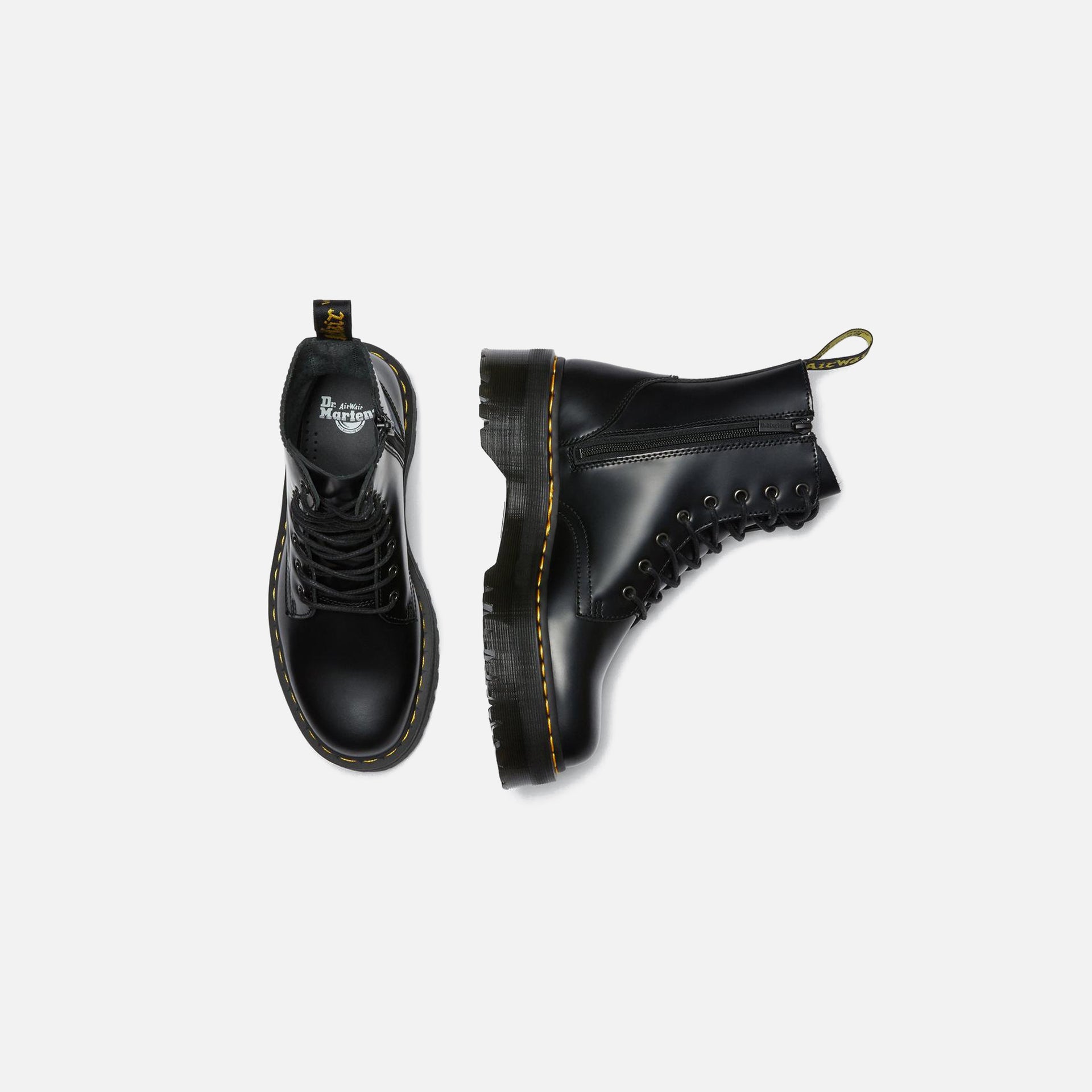 Dr. Martens WMNS Jadon Polished Smooth - Black