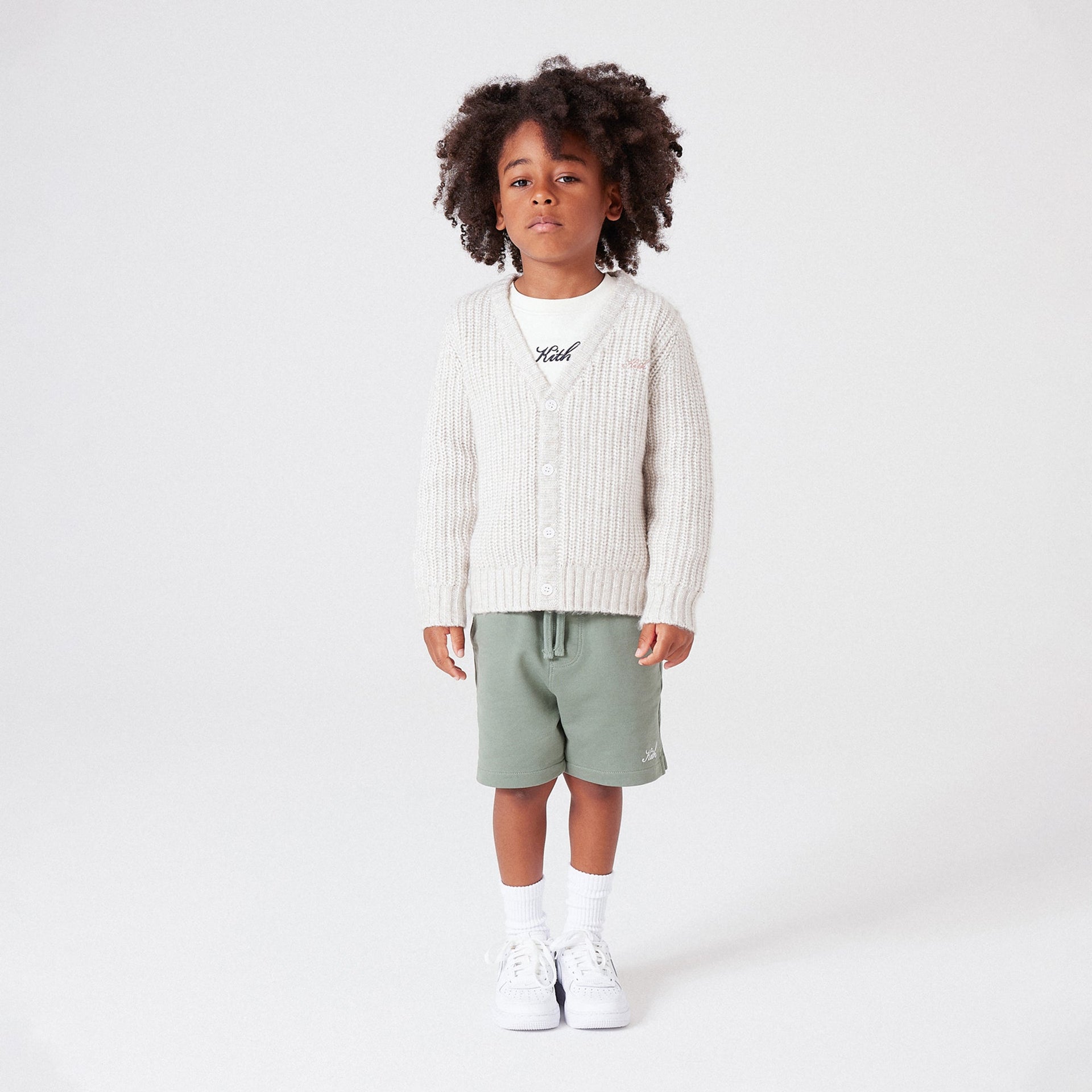 Kith Kids Knit Cardigan - Sandrift