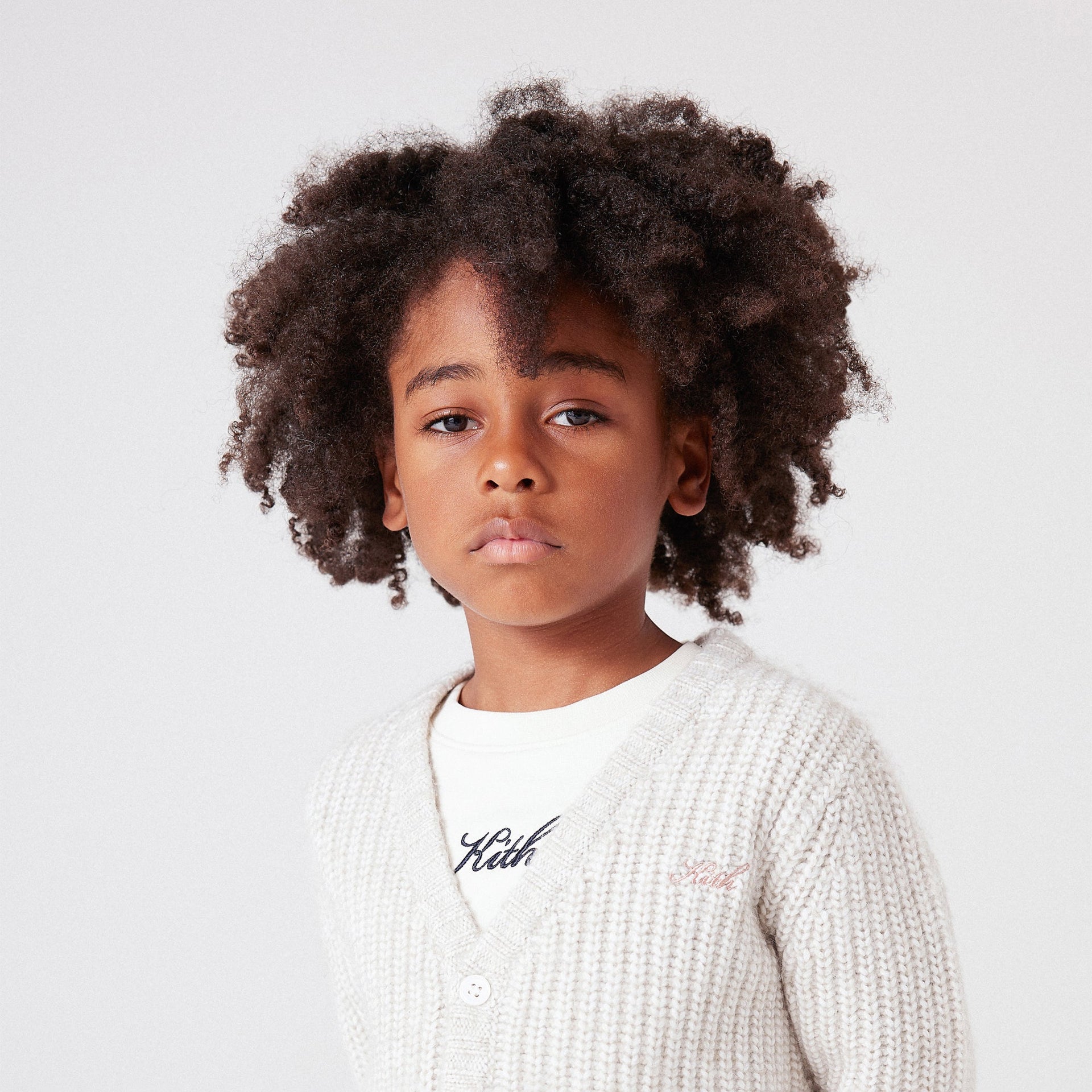 Kith Kids Knit Cardigan - Sandrift