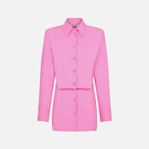 The Attico Margot Mini Dress - Neon Pink