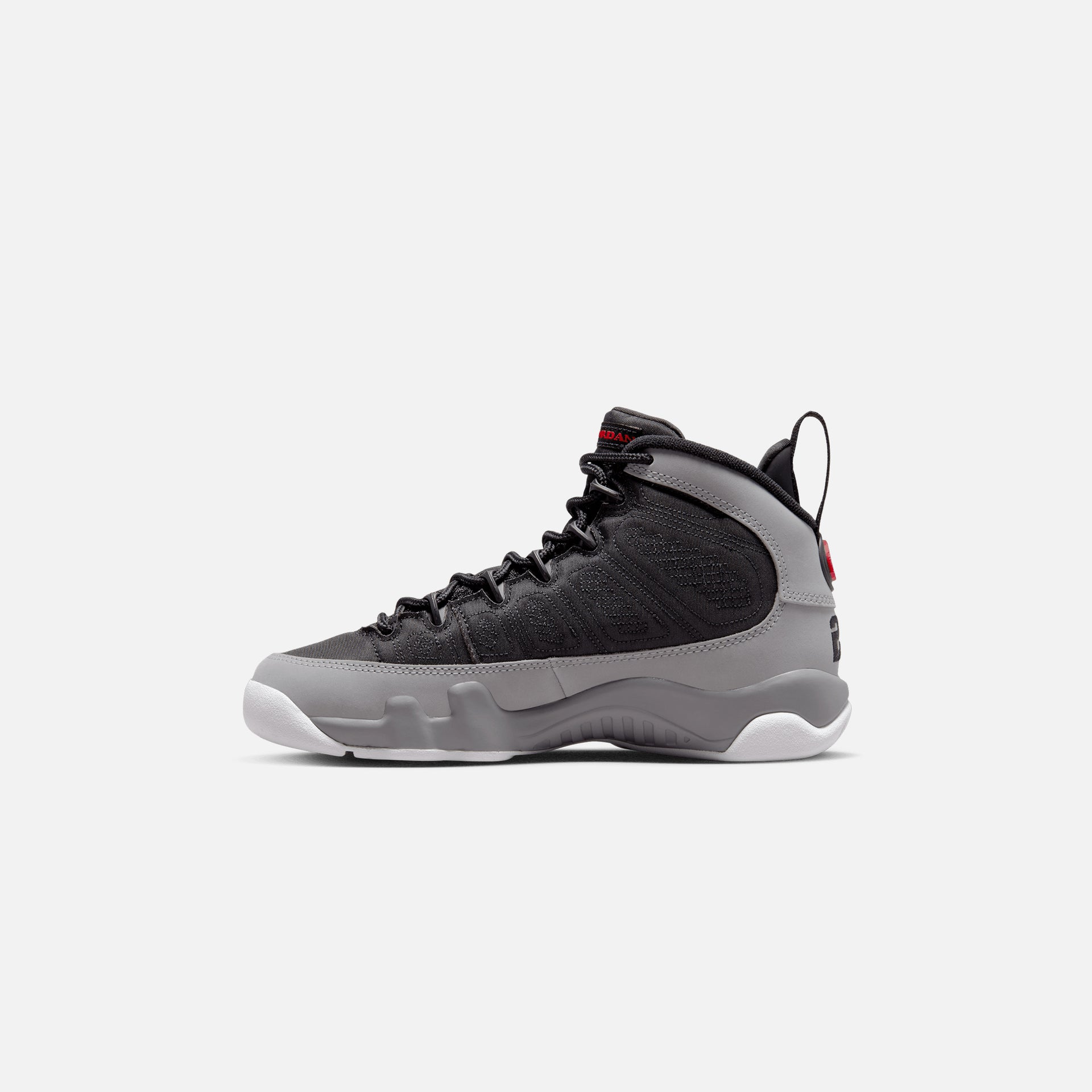 Jordan Air Jordan 9 Retro - Noir / Rouge université / Gris particule / Blanc