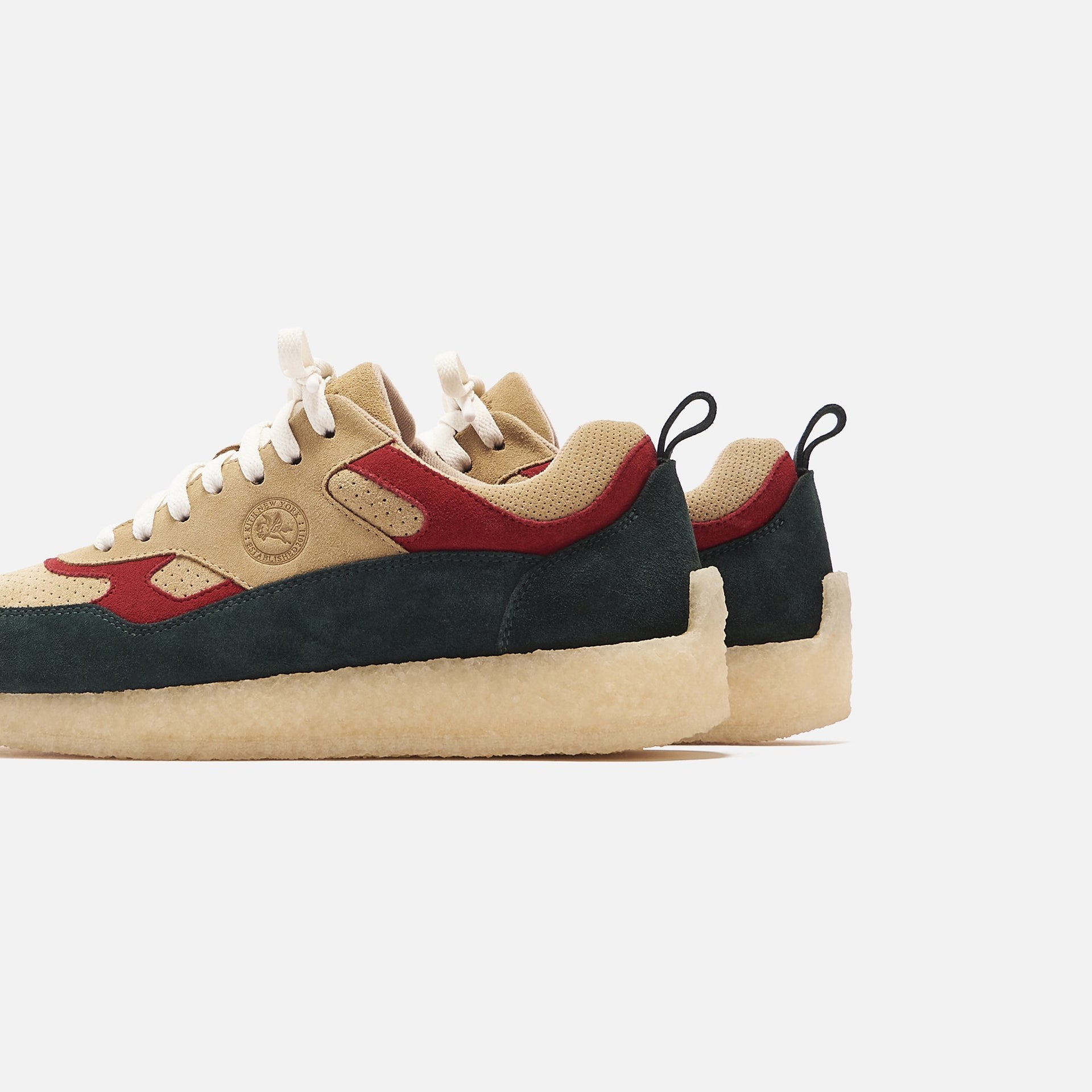 Kith for Clarks Lockhill Suede - Teal Maple Combination