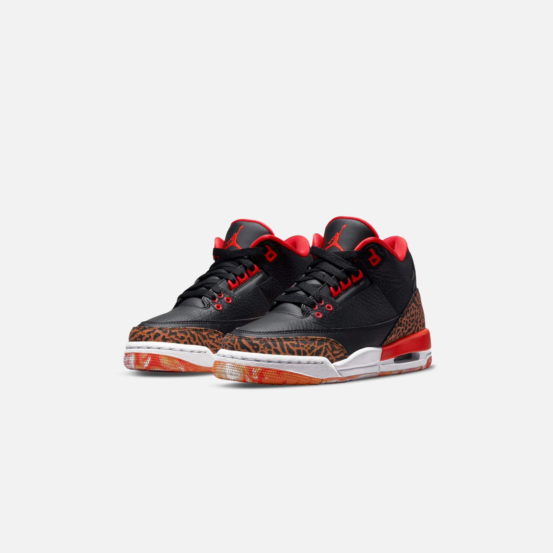 Jordan GS Air Jordan 3 Retro - Black / Team Orange / Kumquat White