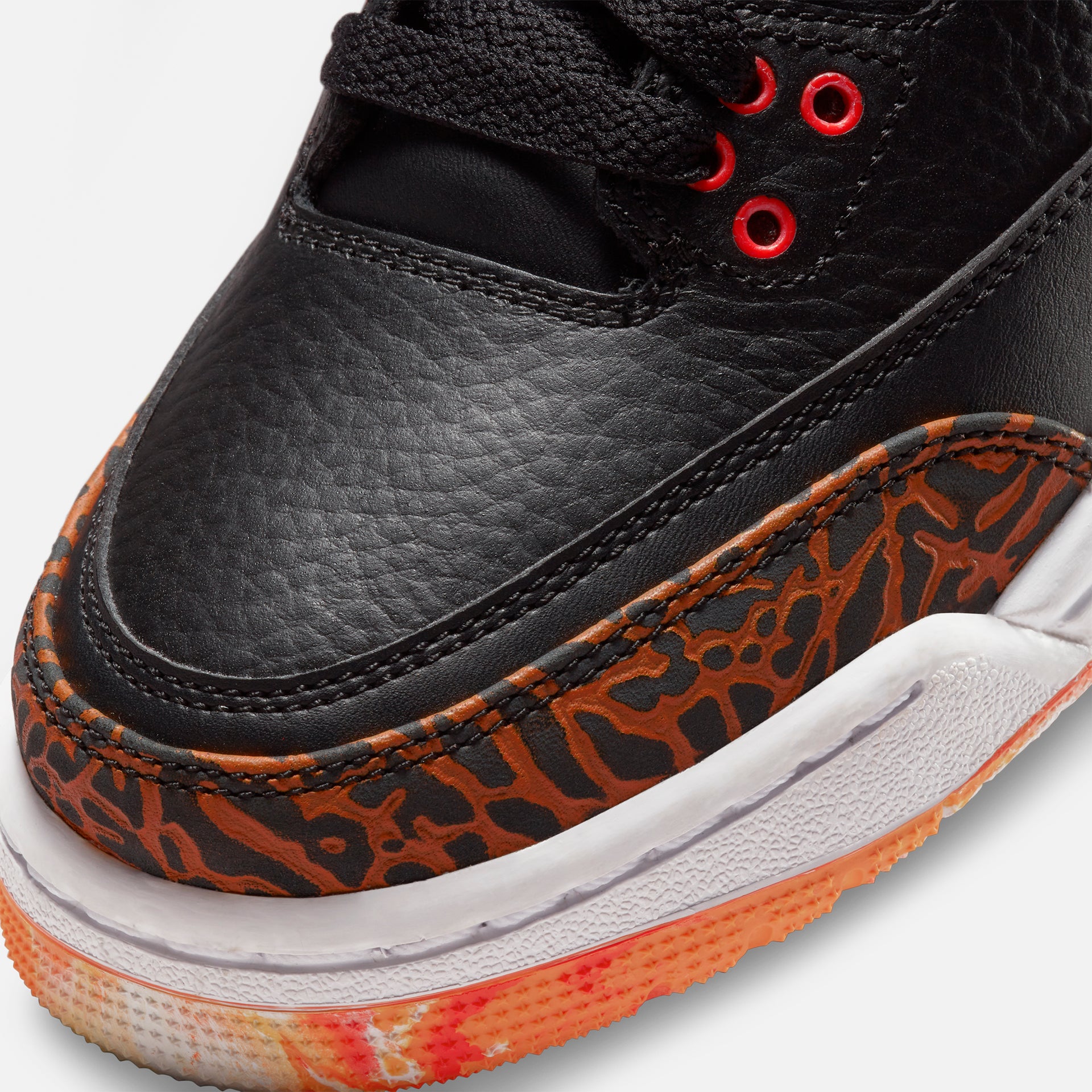 Jordan GS Air Jordan 3 Retro - Black / Team Orange / Kumquat White