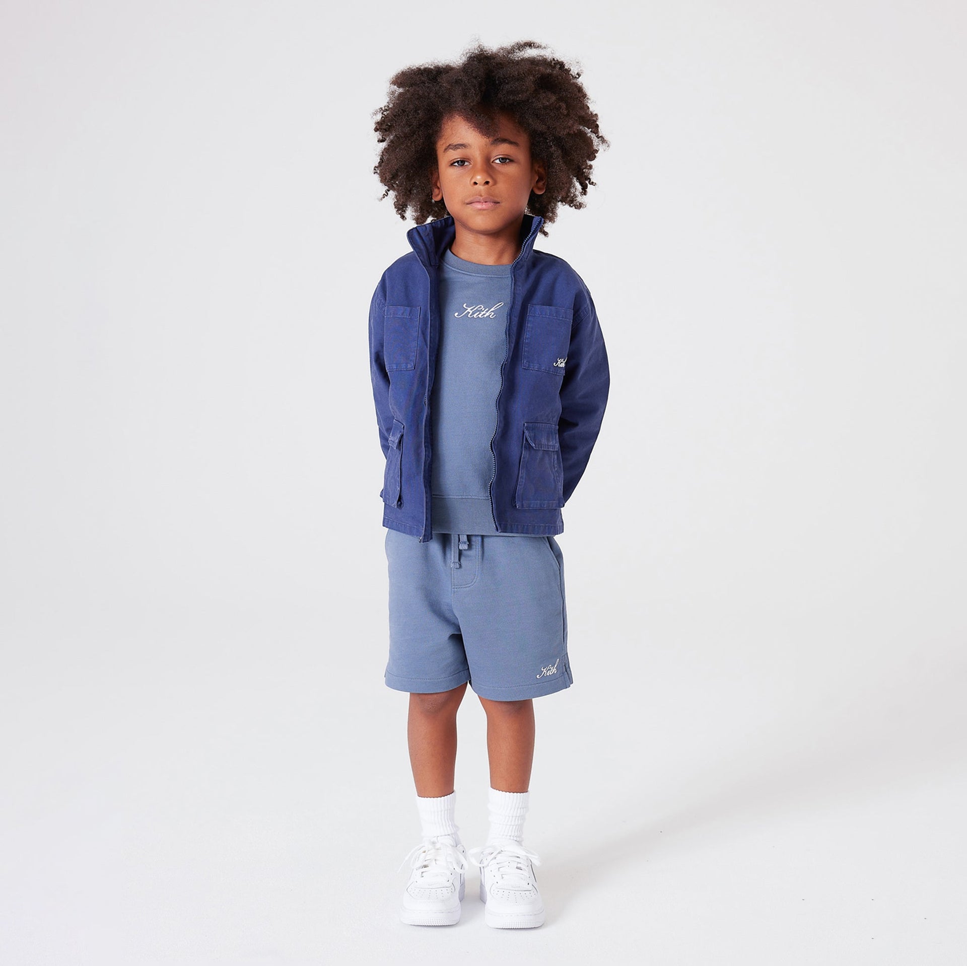 Kith Kids Mock Neck Ginza Jacket - Peacoat