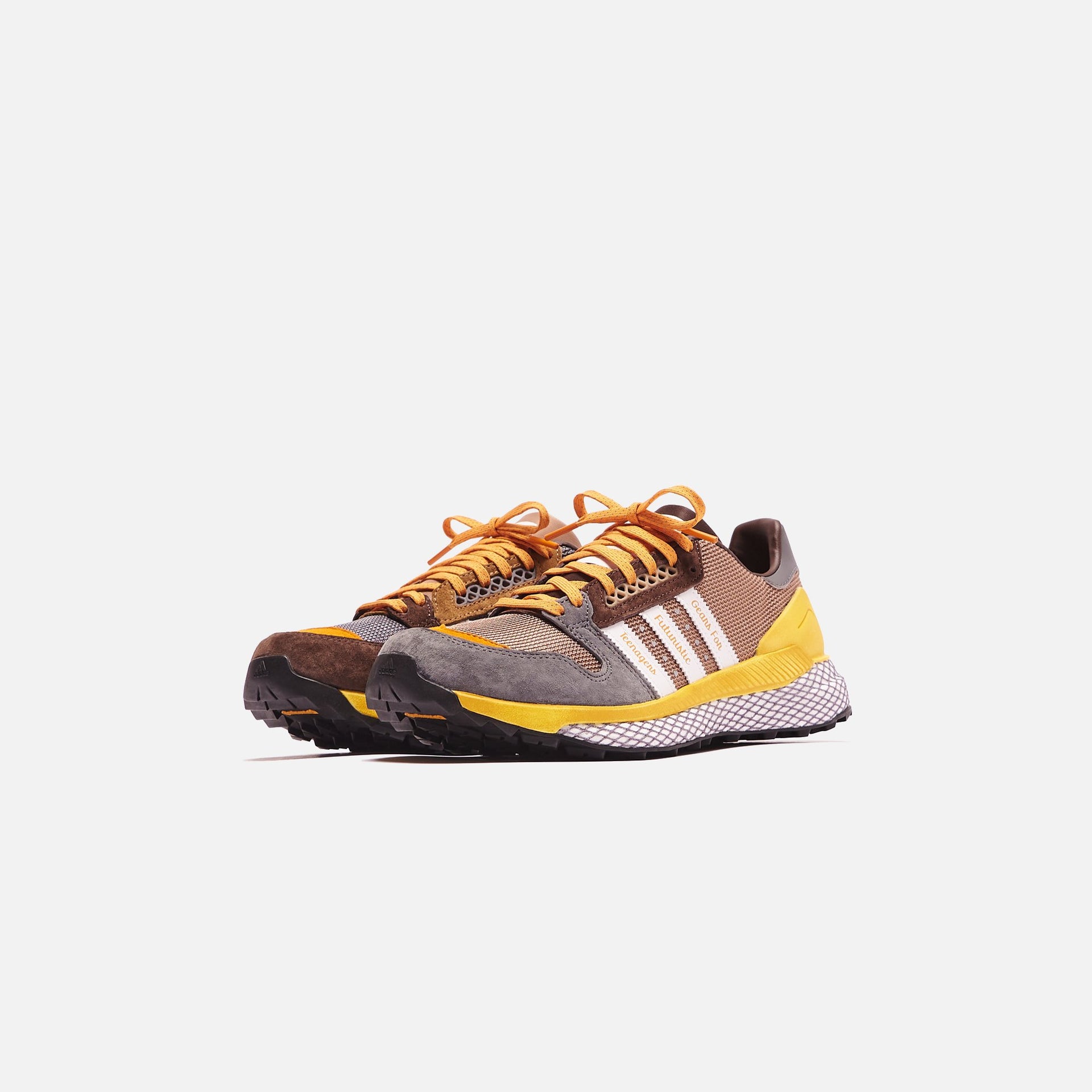 adidas Consortium x Human Made Questar - Cardboard / Footwear White / Grey four