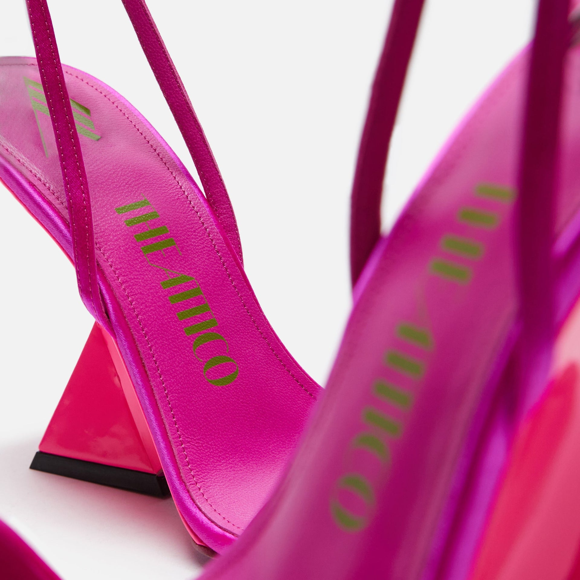 The Attico Cheope Sandal 105mm - Fuchsia / Fluo Fuchsia