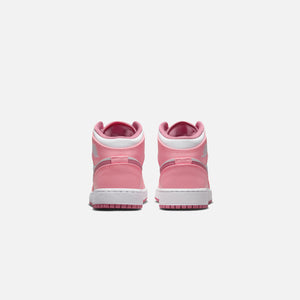 Jordan Grade School Air Jordan 1 Mid - Coral Chalk / Desert Berry / White