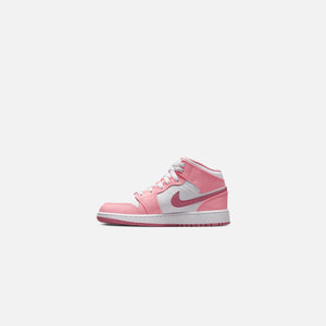 Jordan Grade School Air Jordan 1 Mid - Coral Chalk / Desert Berry / White