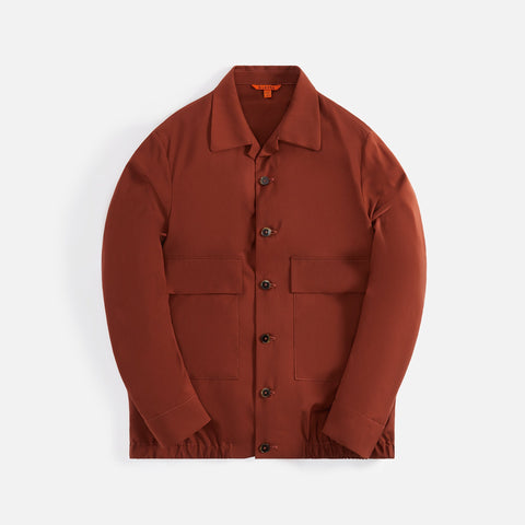 Barena Overshirt Nembo Tela - Mattone