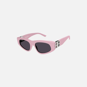 Balenciaga BB Logo Hinge Frame - Pink / Grey Lens
