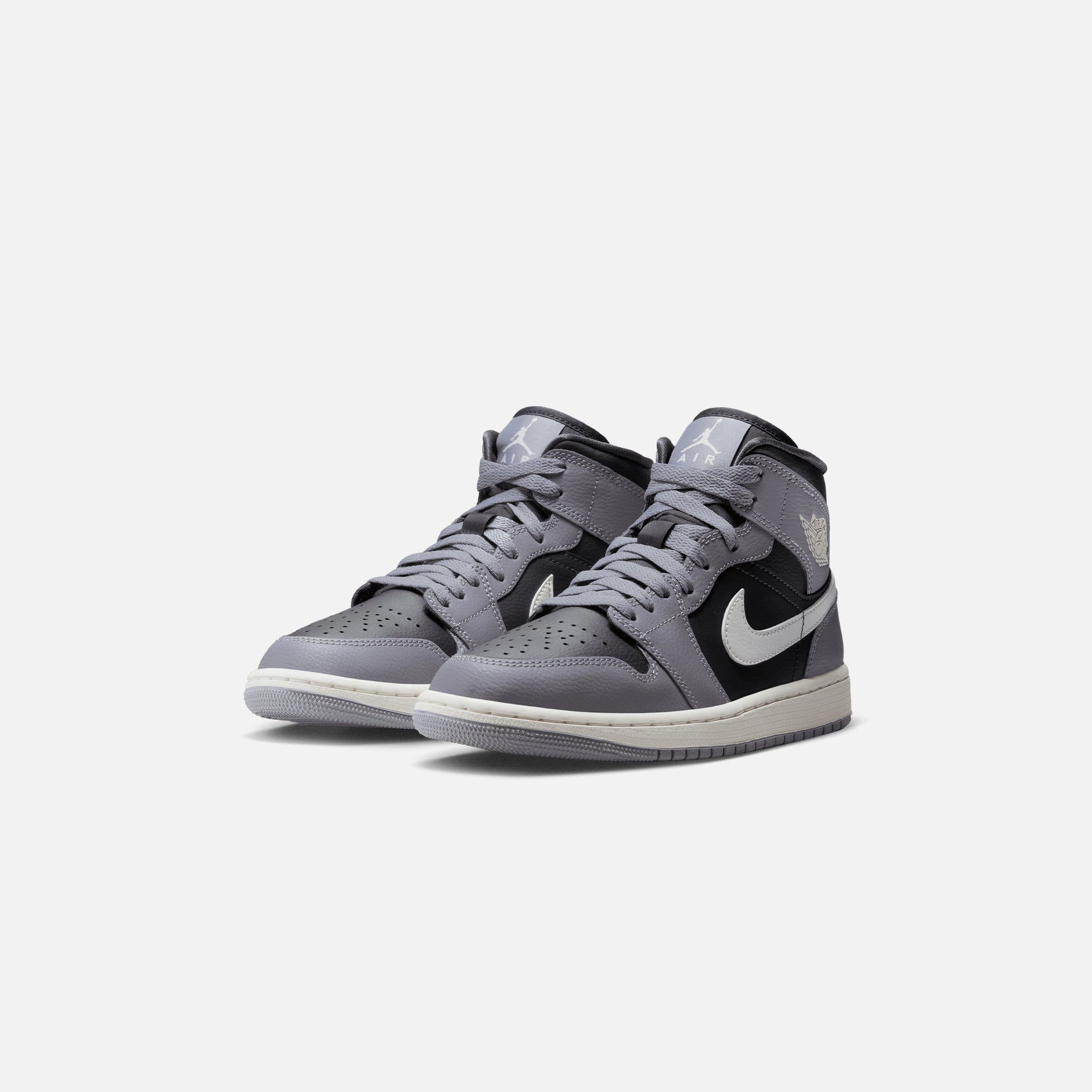 Jordan Wmns Air Jordan 1 Mid - Cement Grey / Sail / Anthracite