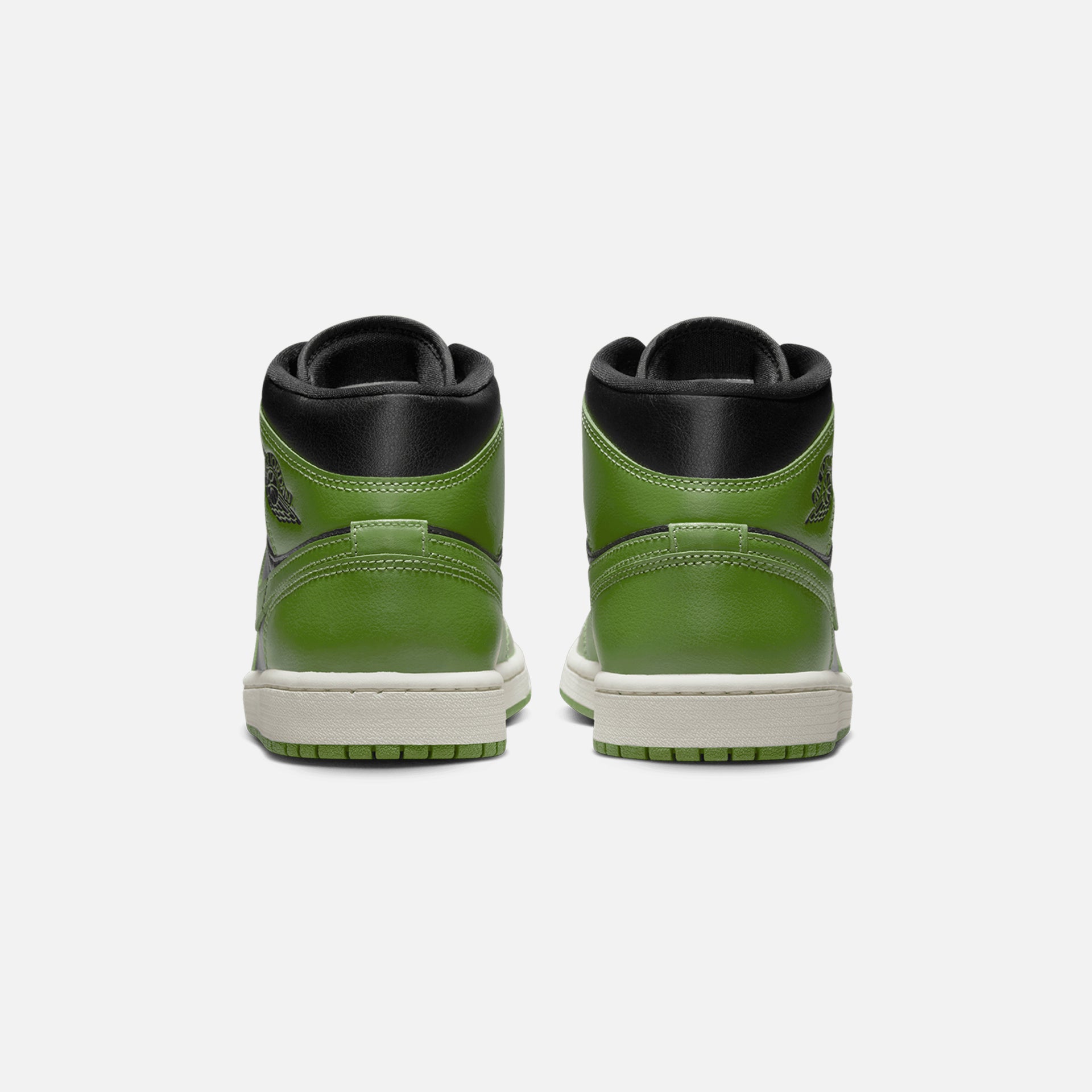 Jordan WMNS Air Jordan 1 Mid - Black / Altitude Green / Sail