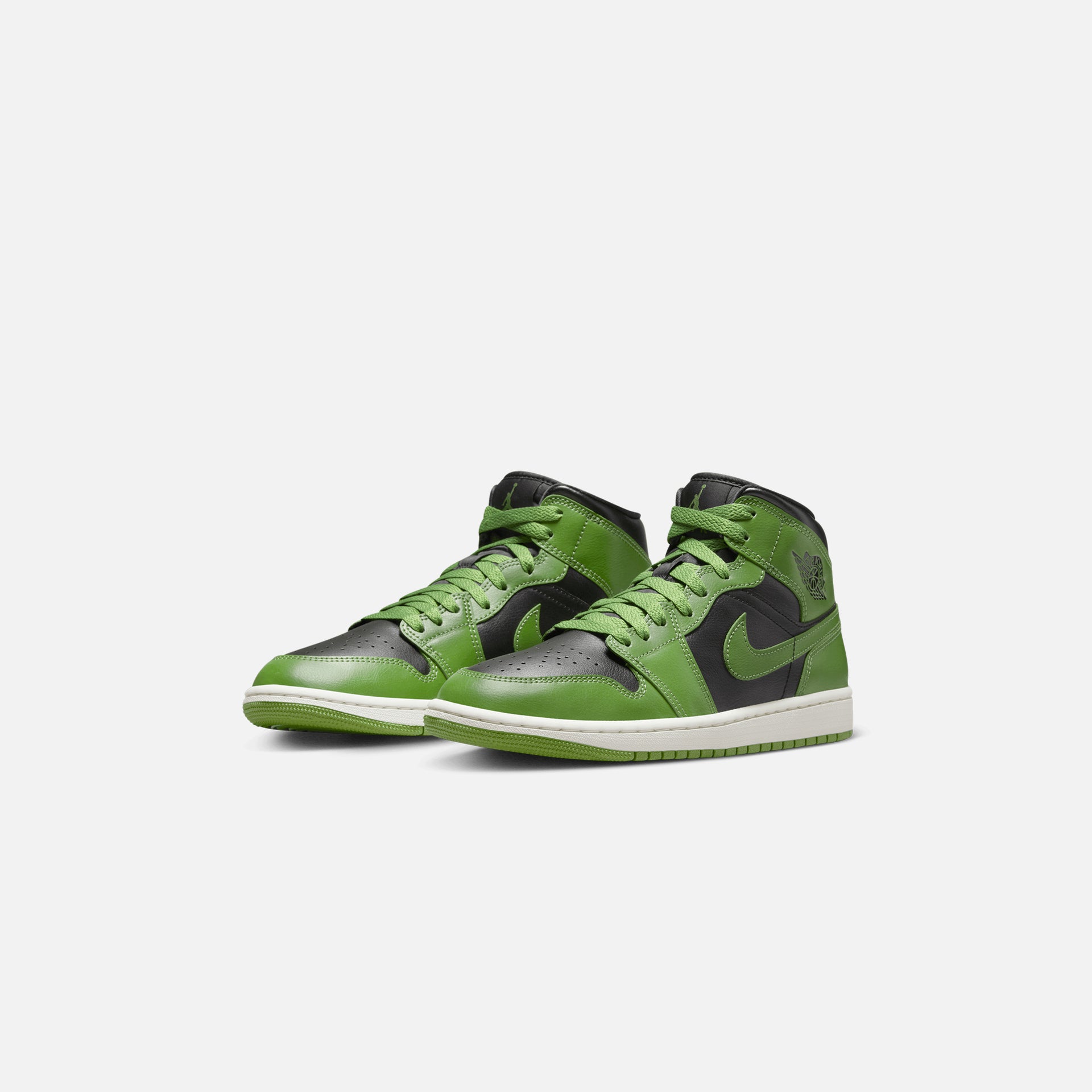 Jordan WMNS Air Jordan 1 Mid - Black / Altitude Green / Sail