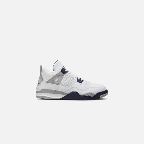Spytte ud lige ud klodset Nike PS Air Jordan 4 Retro - Midnight Navy / White / Cement – Kith Europe