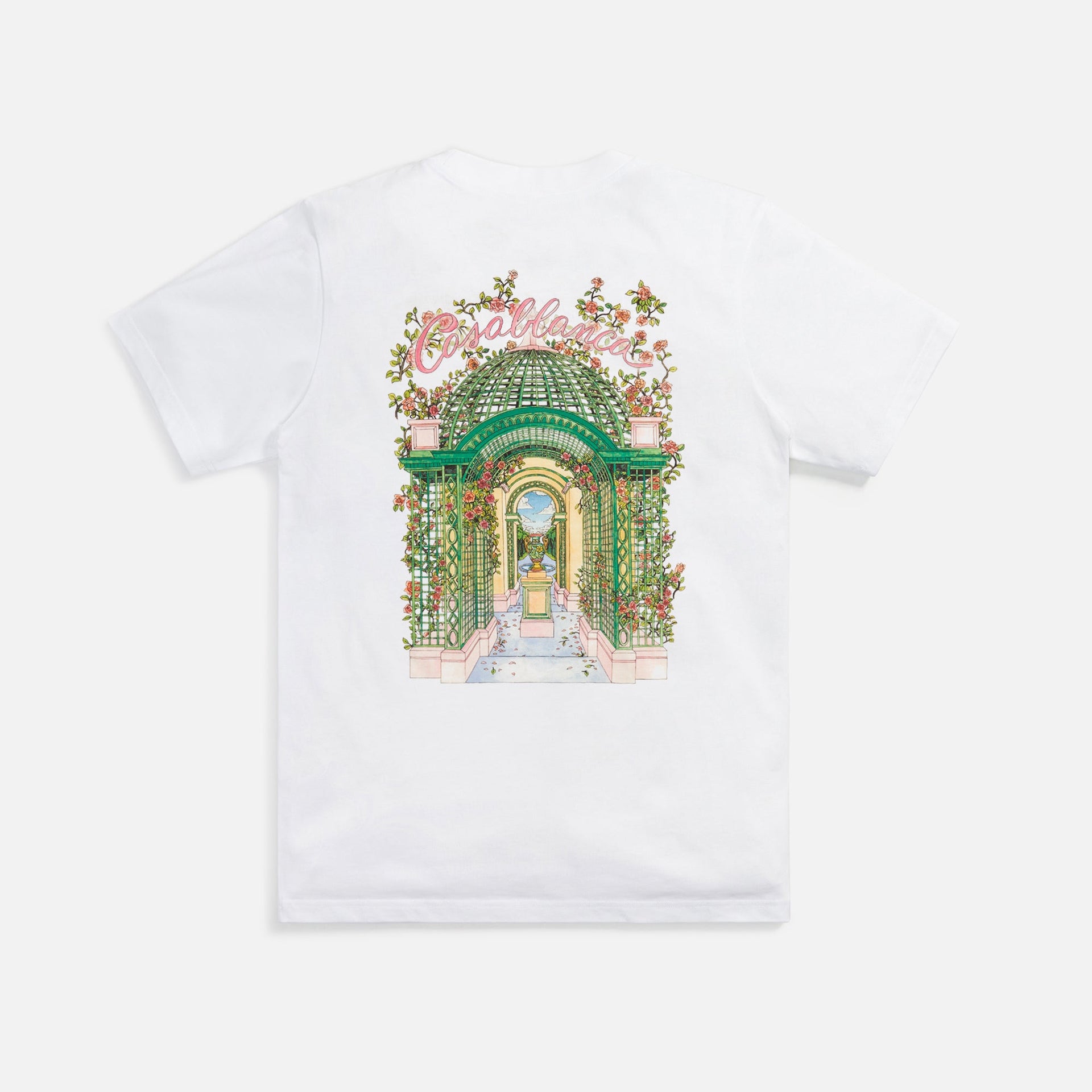 Casablanca L'Amour En Fleur Printed Tee - White