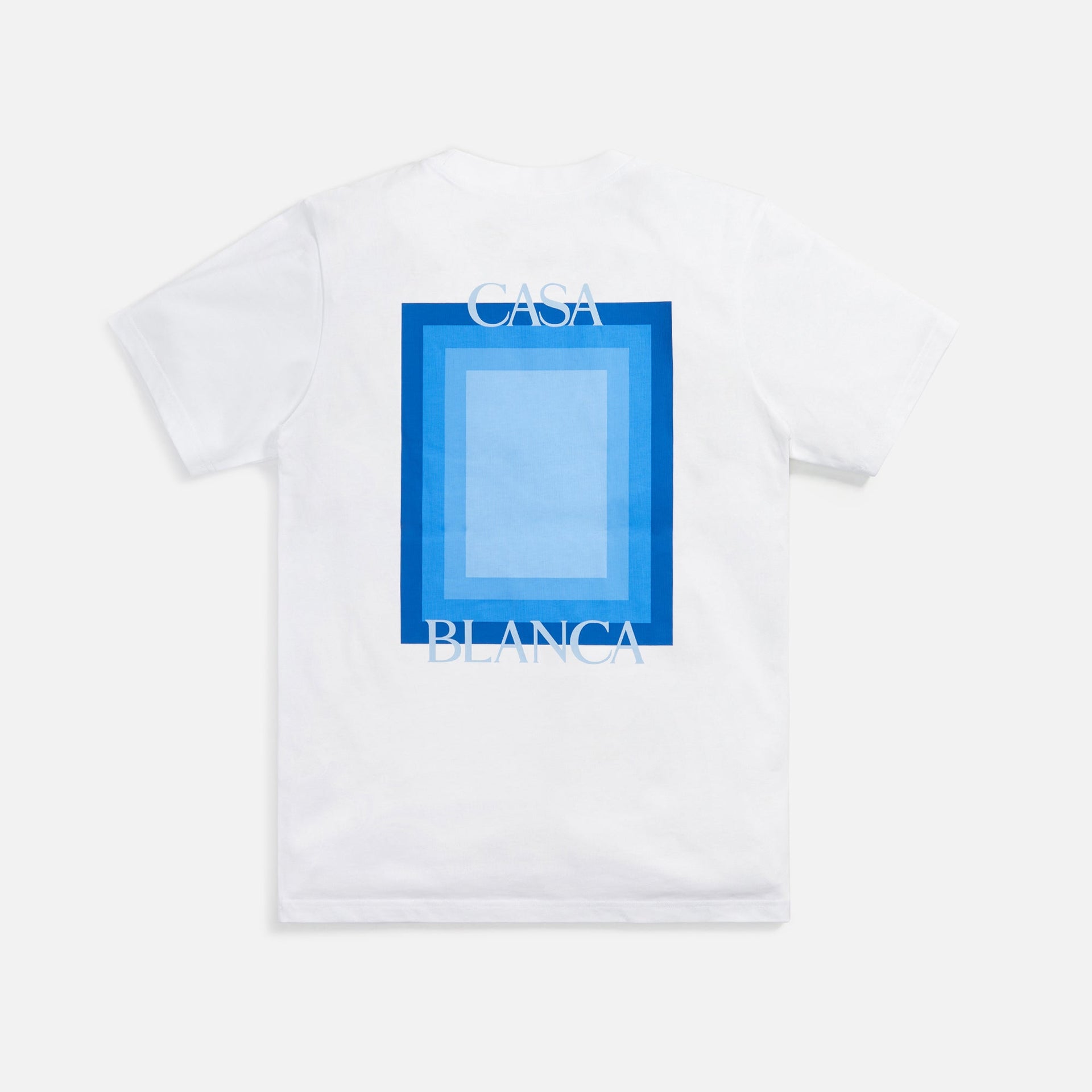 Casablanca Logo Degrade Screen Printed Tee - White