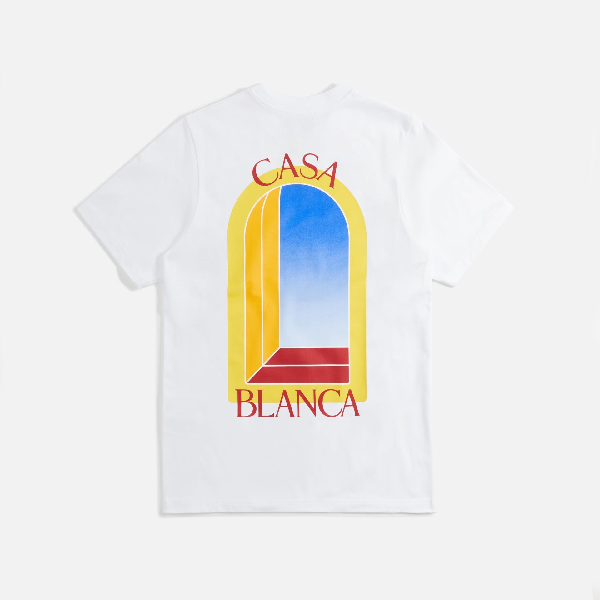 Casablanca L'Arche De Jour Printed Tee - White