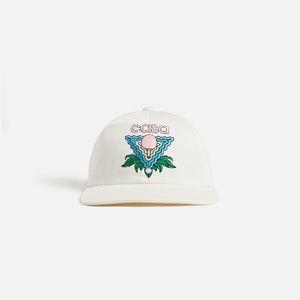 Casablanca Embroidered Cap Triangle Memphis Logo - Off White