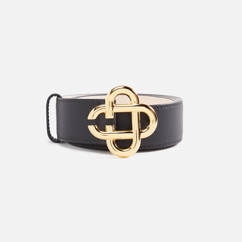 Casablanca CC Logo Buckle Leather Belt