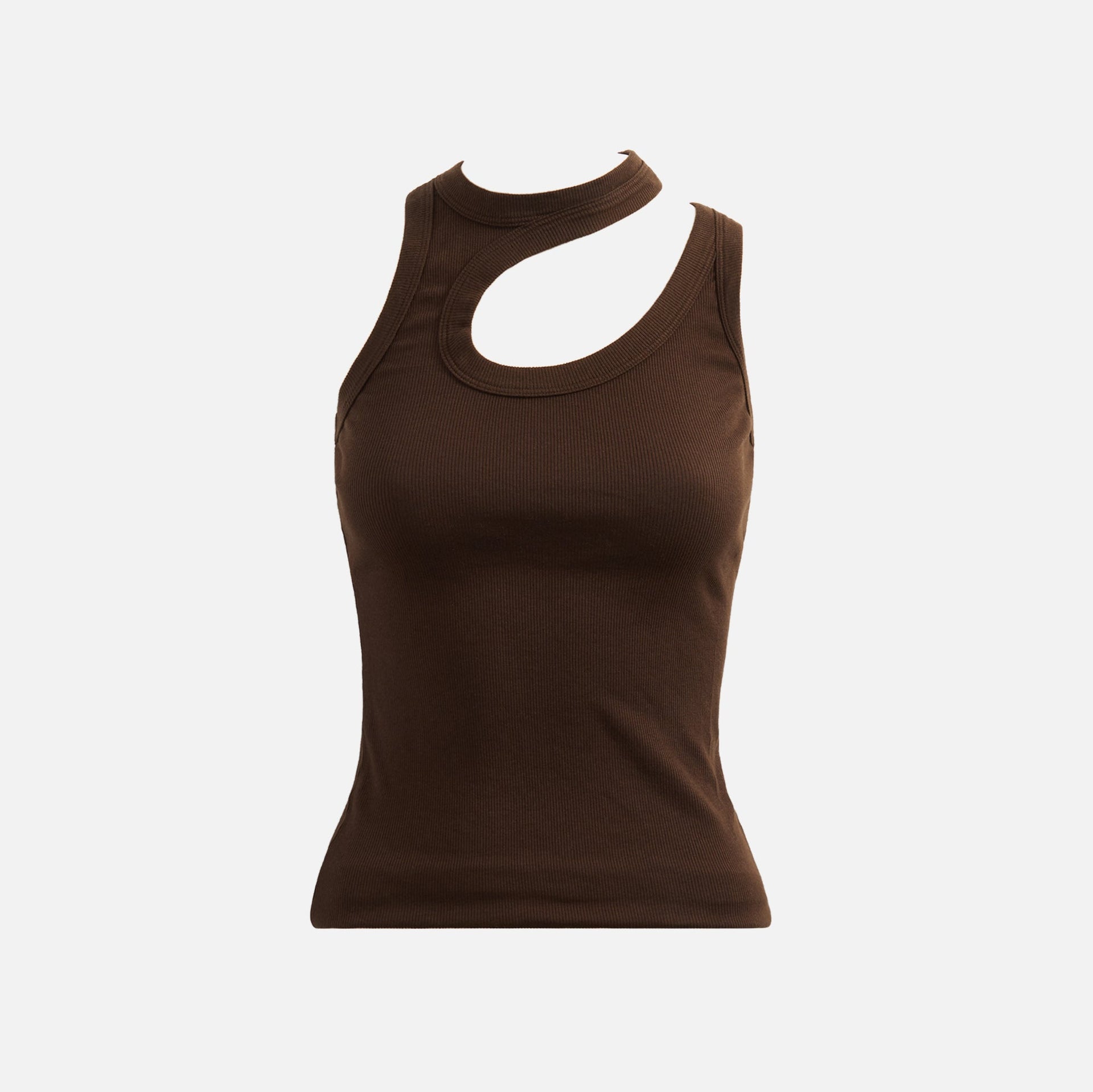 Cotton Citizen Verona Cutout Tank - Espresso