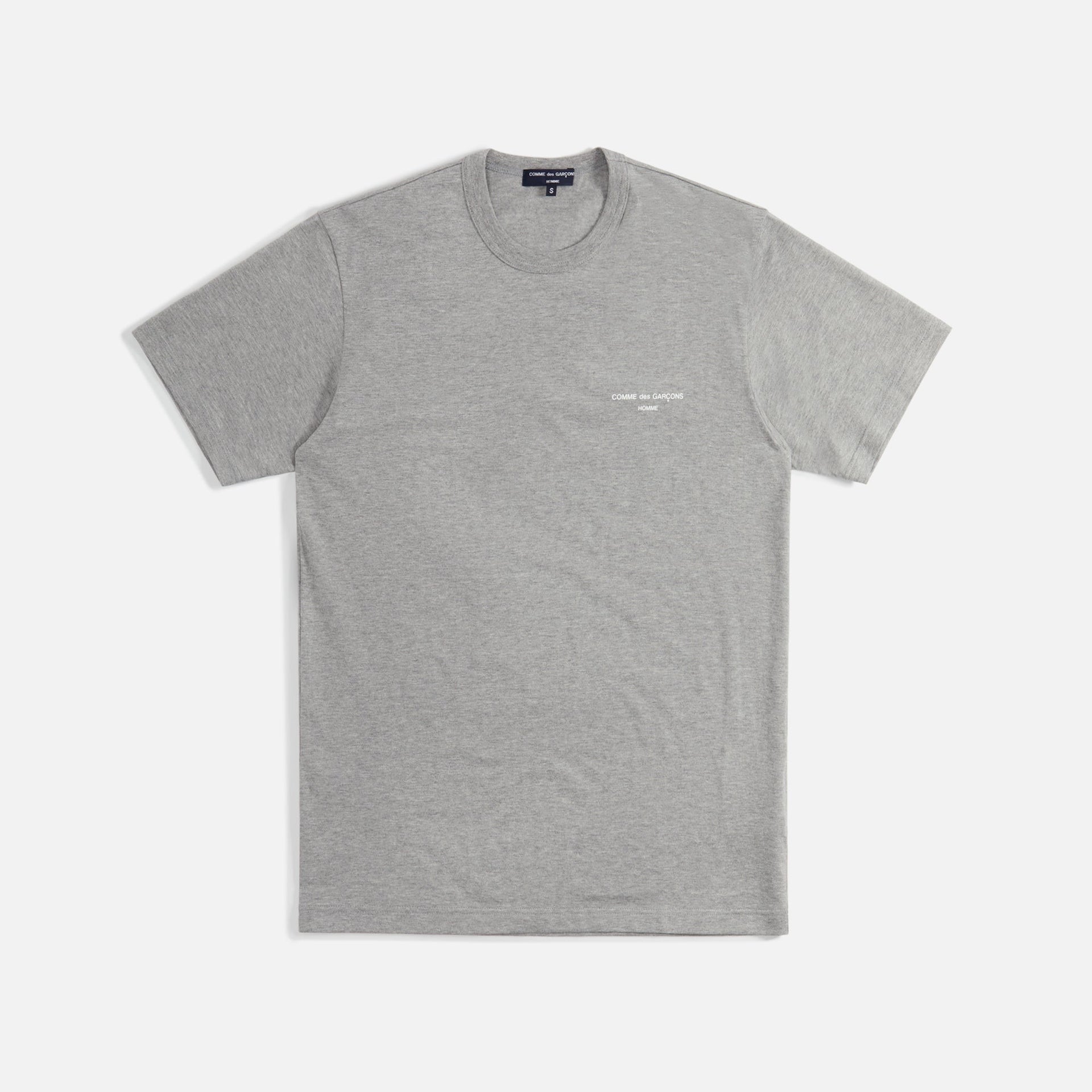 Comme Des Garçons Homme Cotton Jersey Tee - Grey