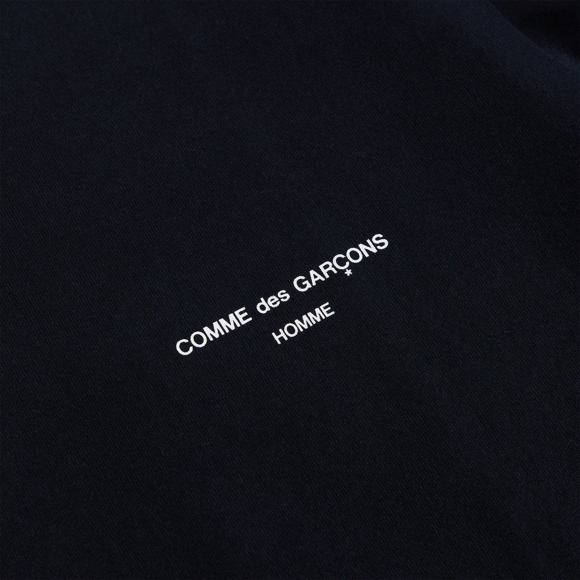 Comme Des Garçons Homme Garment Print - Black