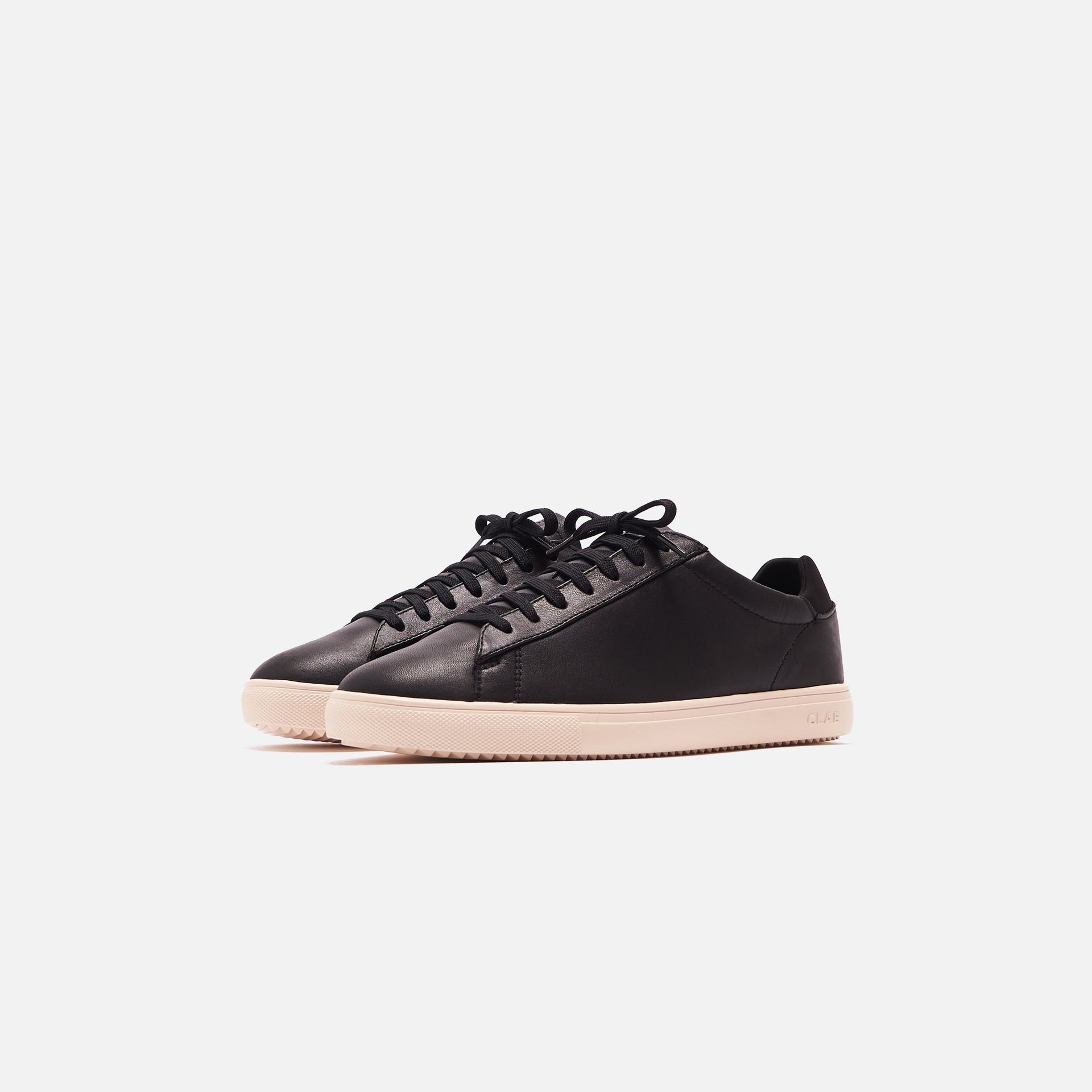Clae Bradley Leather Sneaker - Black