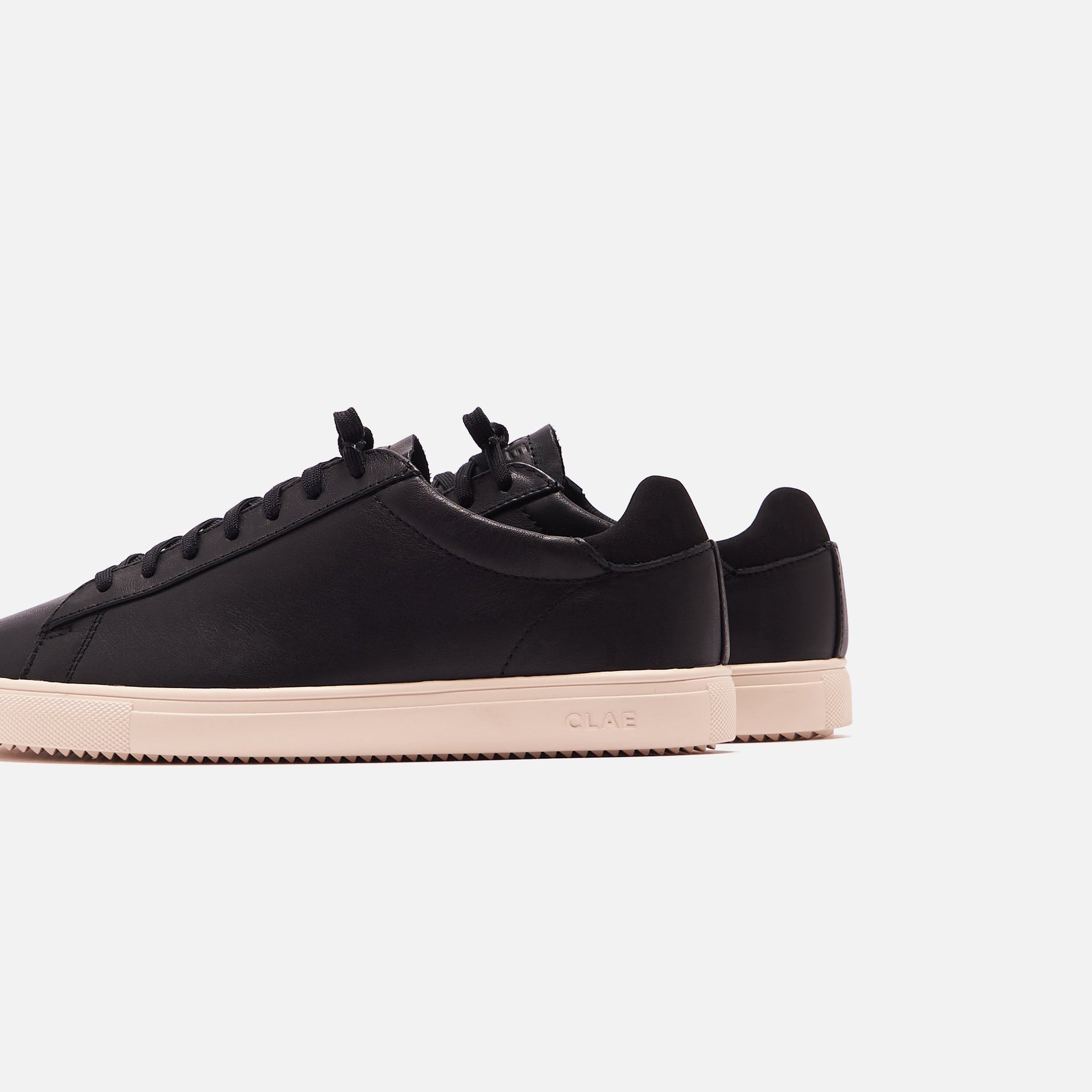 Clae Bradley Leather Sneaker - Black