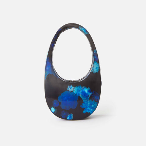 Coperni Holographic Swipe Bag - Blue Black