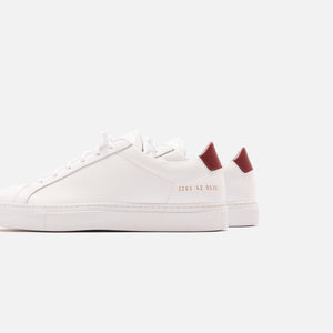 Common Projects Retro Low - White / Red
