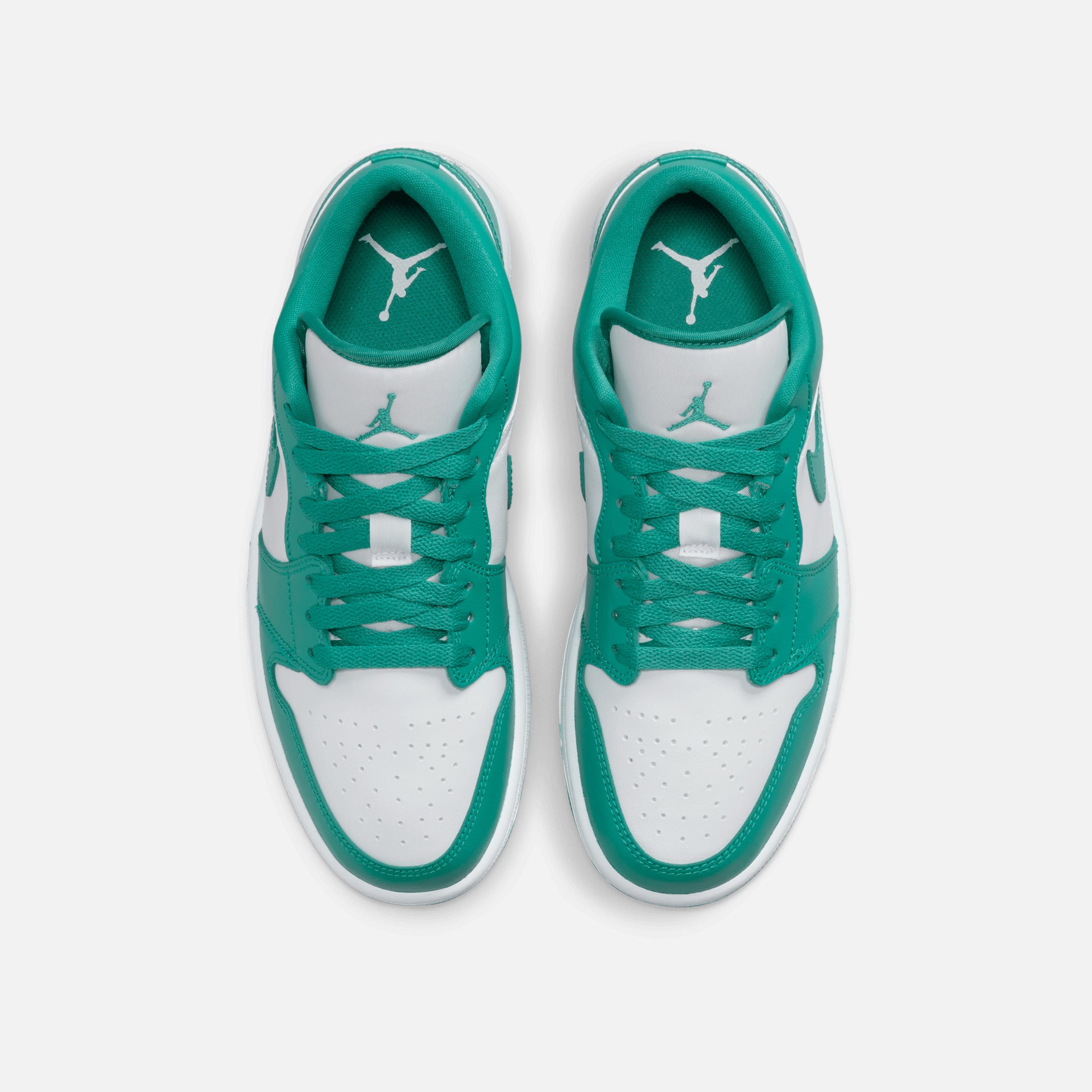 Jordan Wmns Air Jordan 1 Low - White / New Emerald