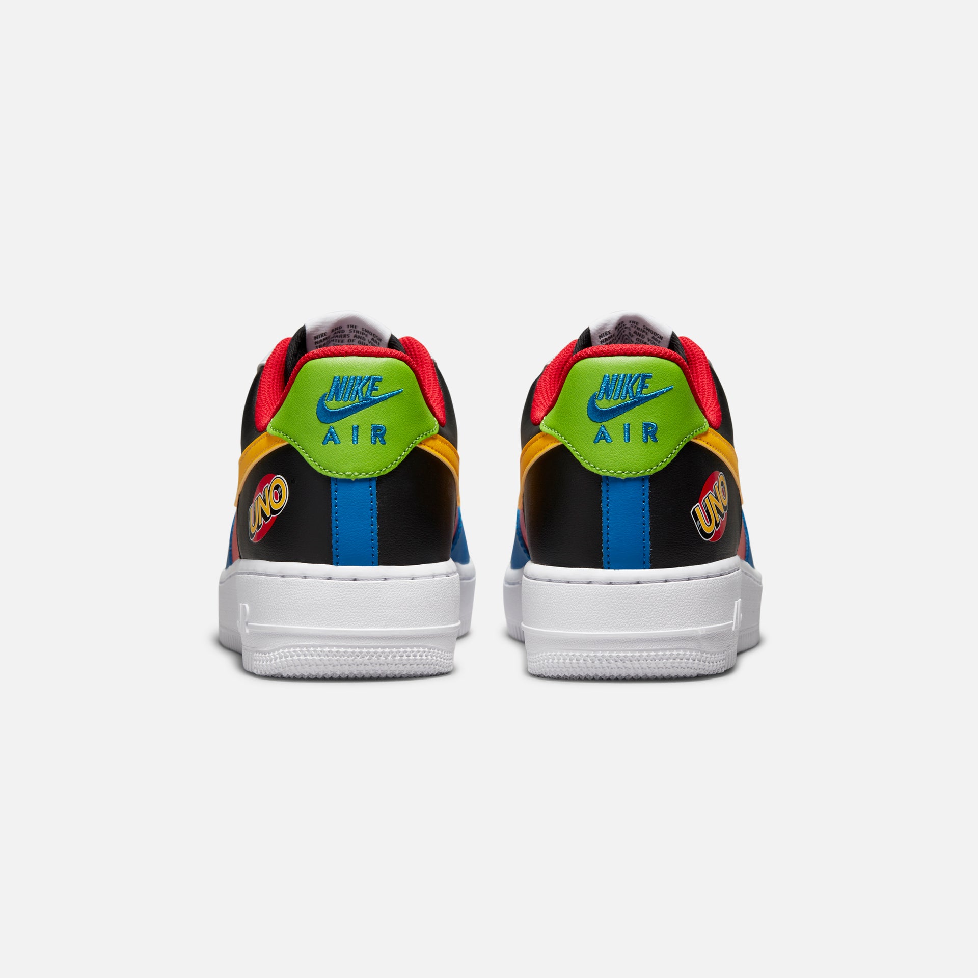 Nike x UNO Air Force 1 '07  - White / Yellow Zest / University Red