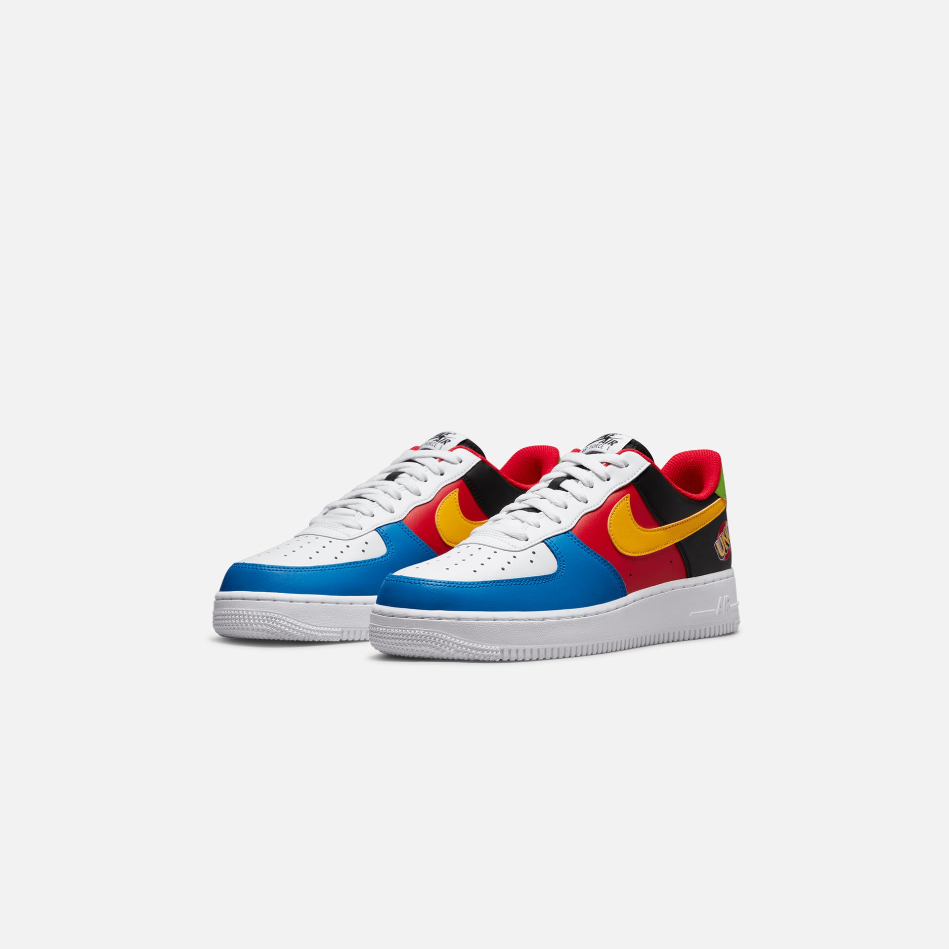 Nike x UNO Air Force 1 '07  - White / Yellow Zest / University Red