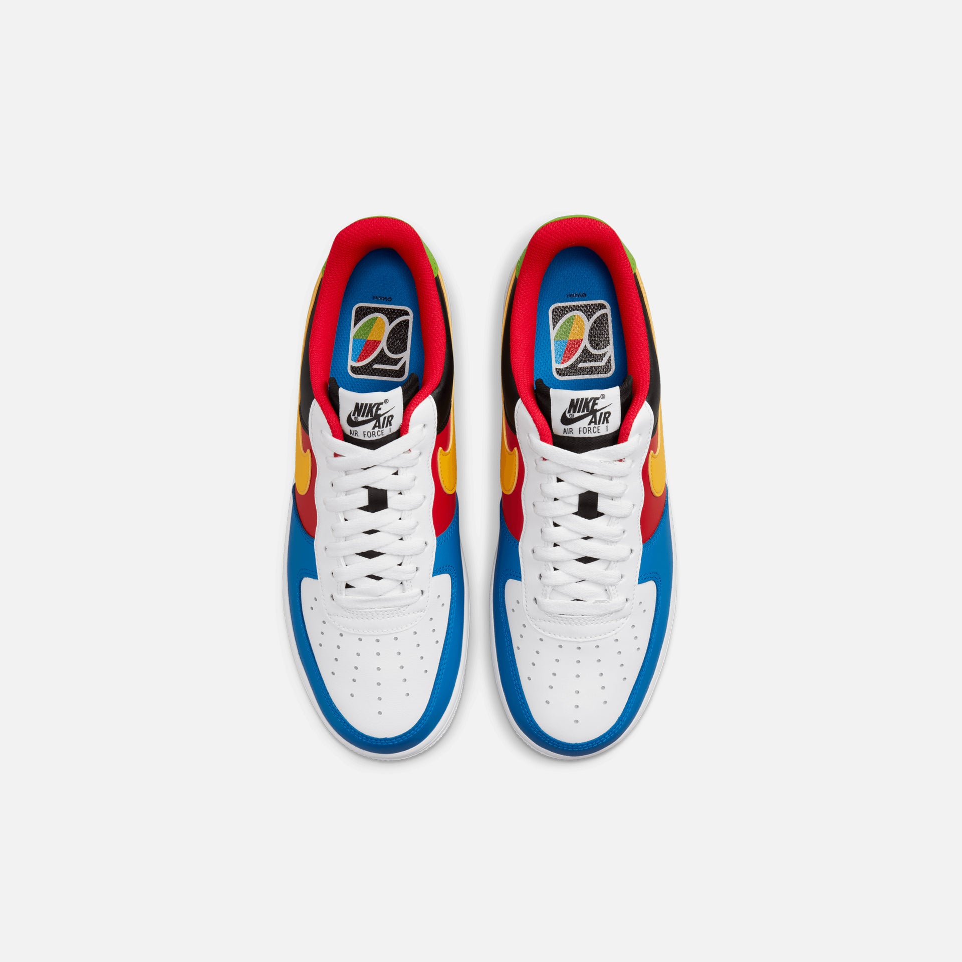 Nike x UNO Air Force 1 '07  - White / Yellow Zest / University Red