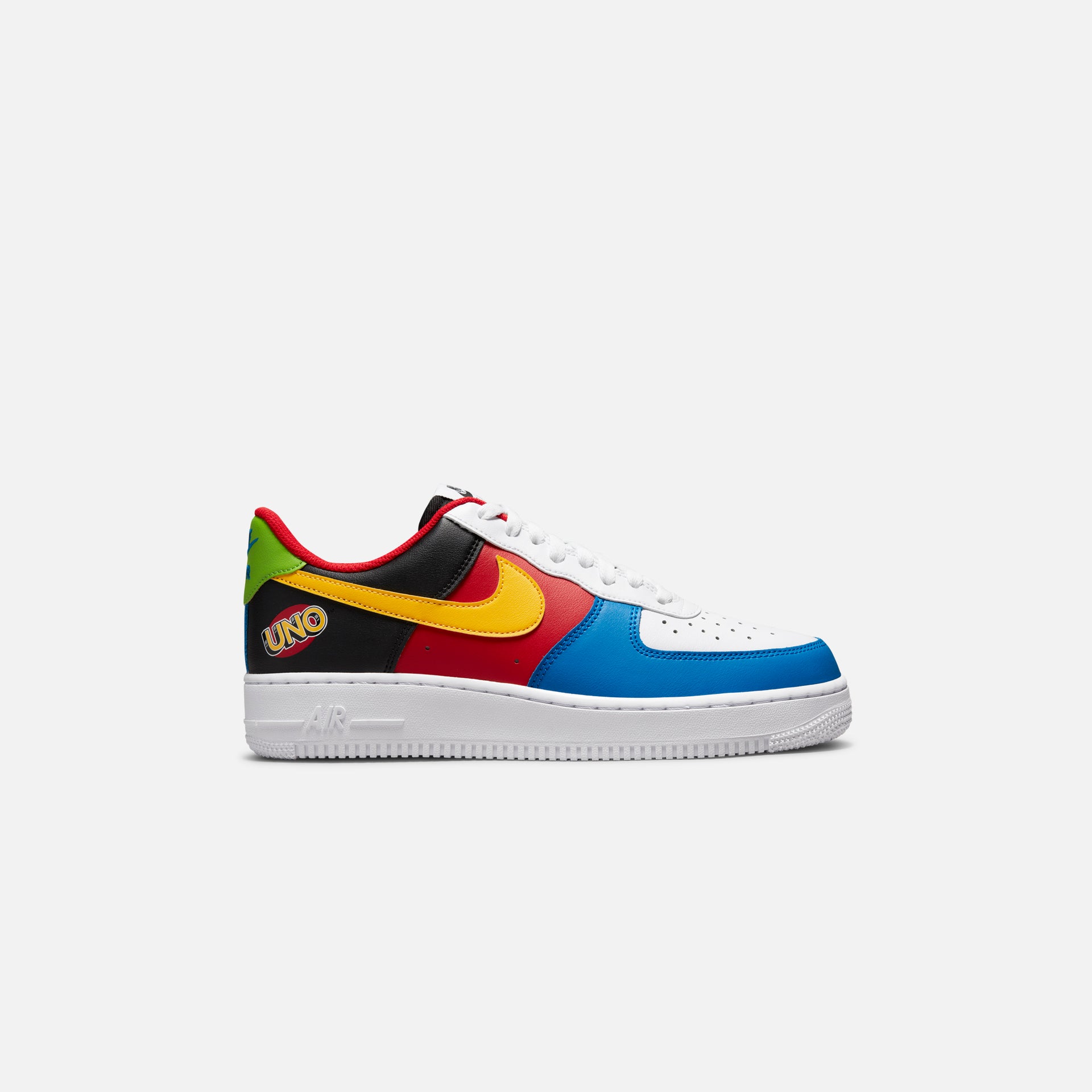 Nike x UNO Air Force 1 '07  - White / Yellow Zest / University Red