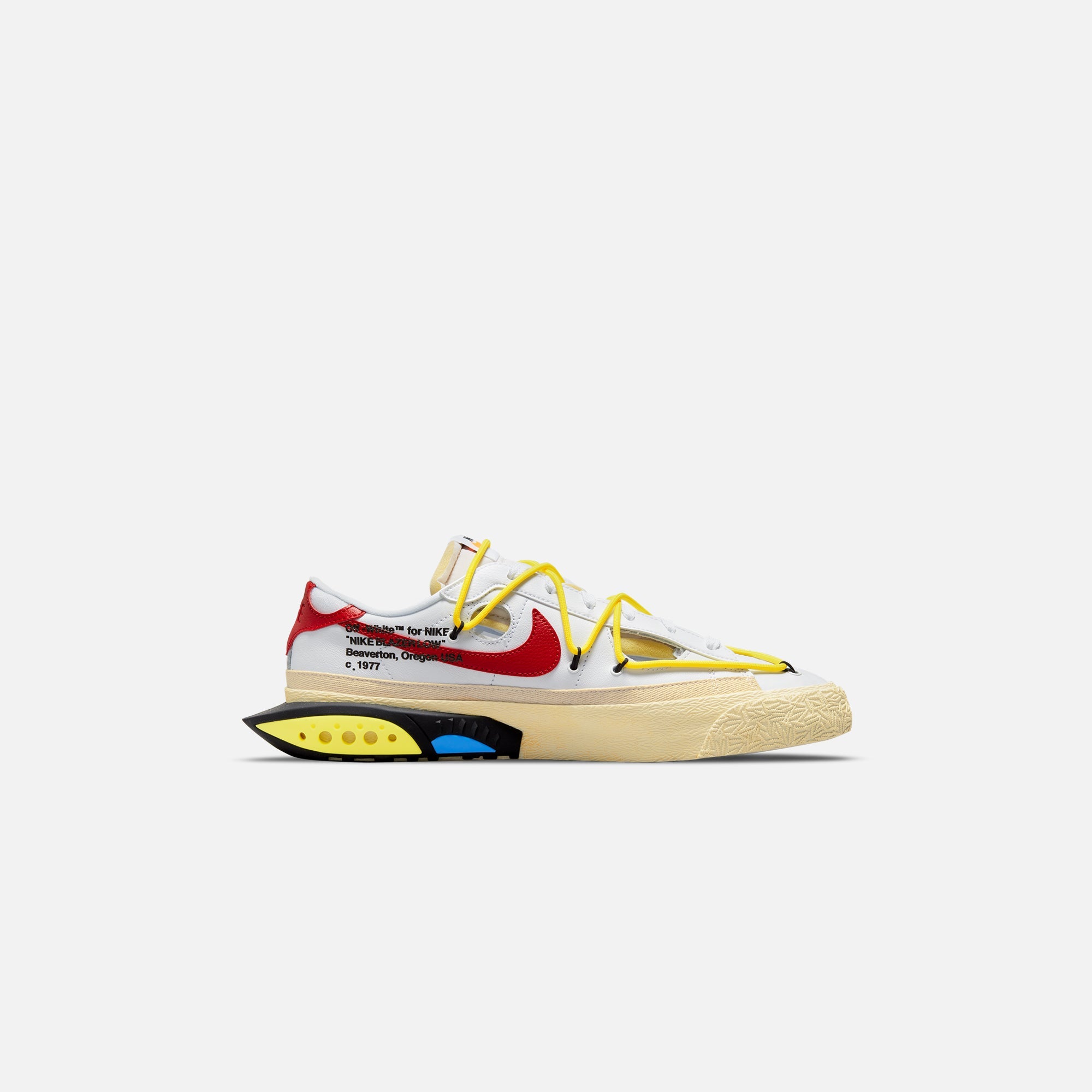 Nike x Off White Blazer Low '77 - White / University Red / Opti