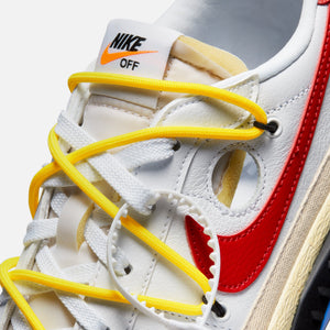 Nike x Off White Blazer Low '77 - White / University Red / Opti Yellow
