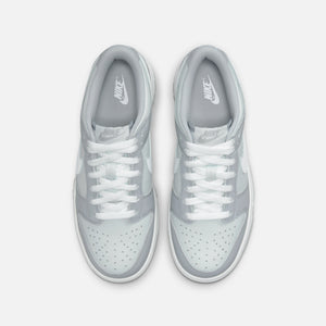 Nike Grade School Dunk Low - Pure Platinum / White / Wolf Grey