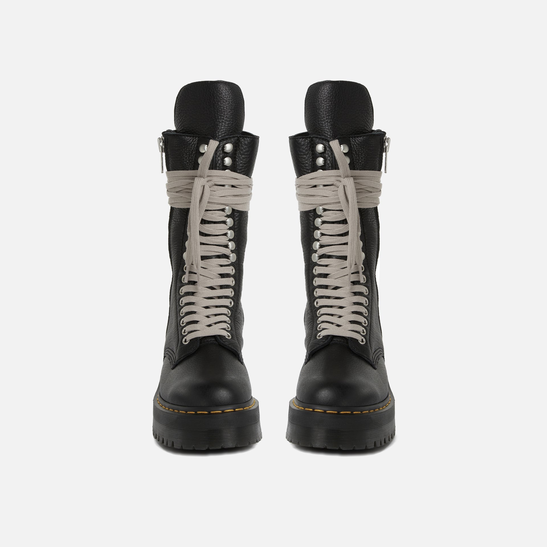Dr. Martens x Rick Owens Quad Sole Calf Length Boot - Black