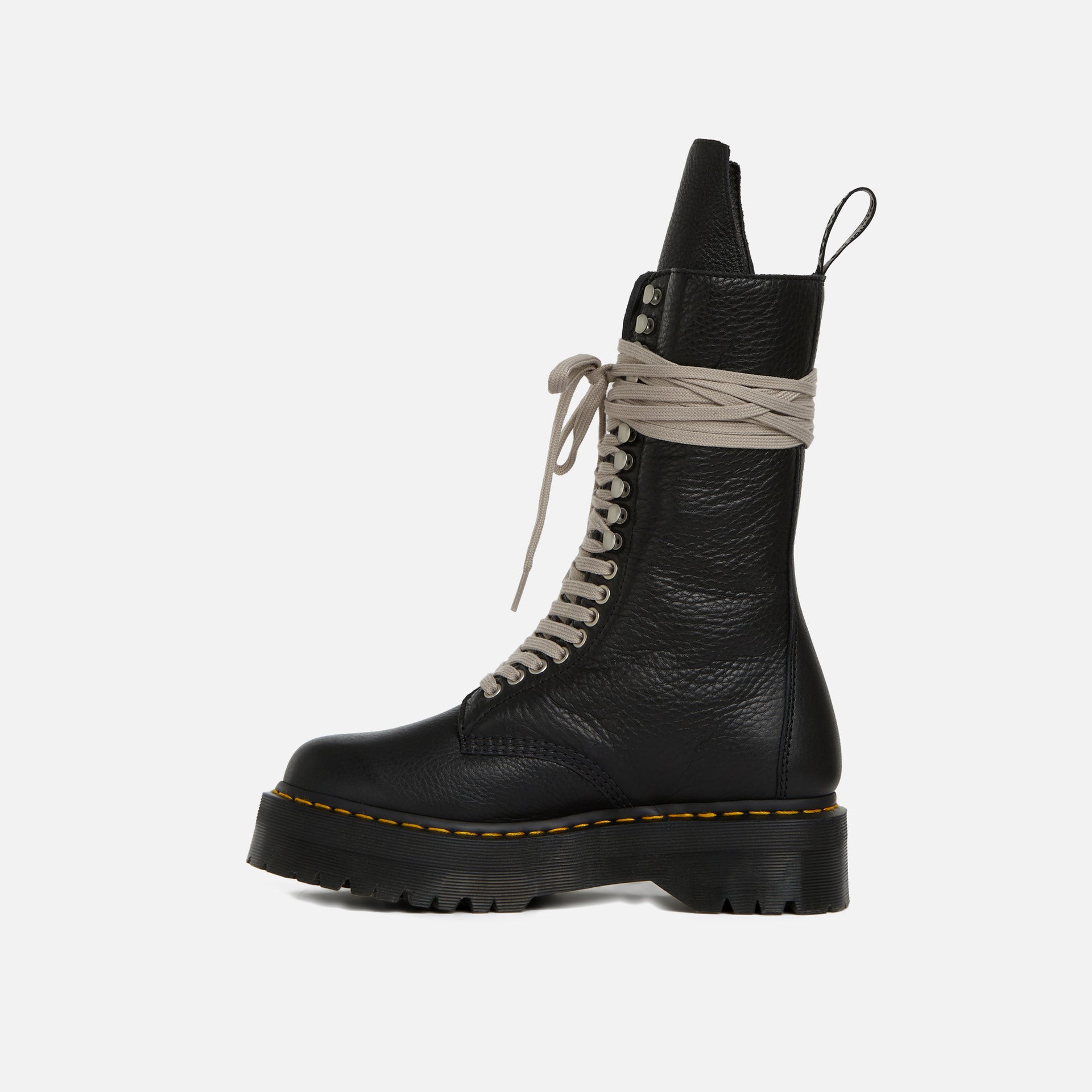 Dr. Martens x Rick Owens Quad Sole Calf Length Boot - Black