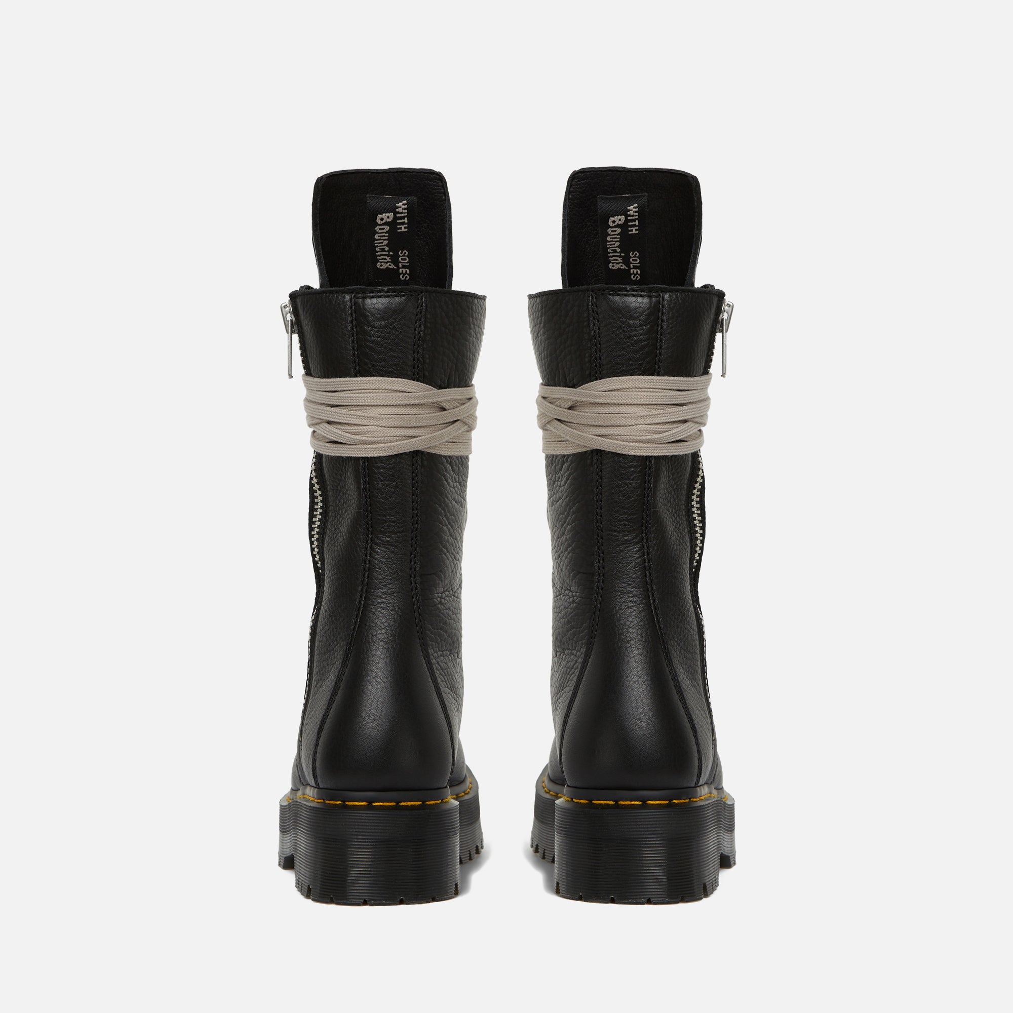 Dr. Martens x Rick Owens WMNS Quad Sole Calf Length Boot - Black