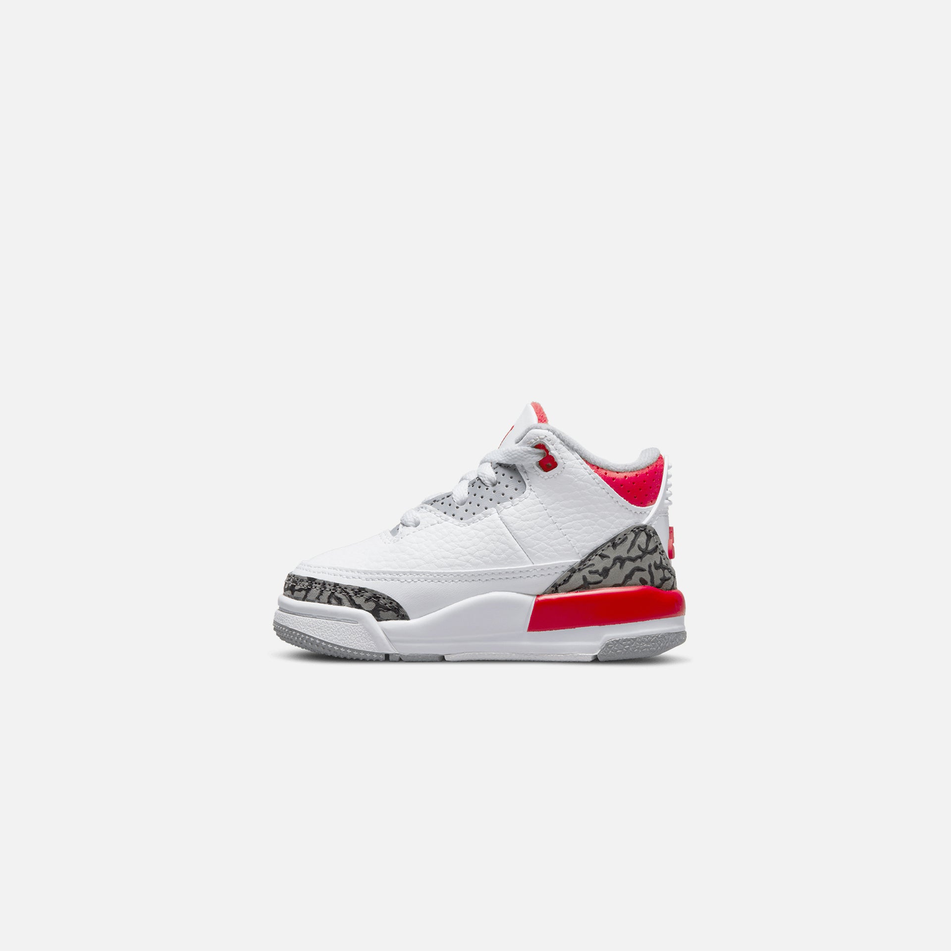 Nike TD Air Jordan 3 Retro - White / Fire Red / Black / Cement Grey